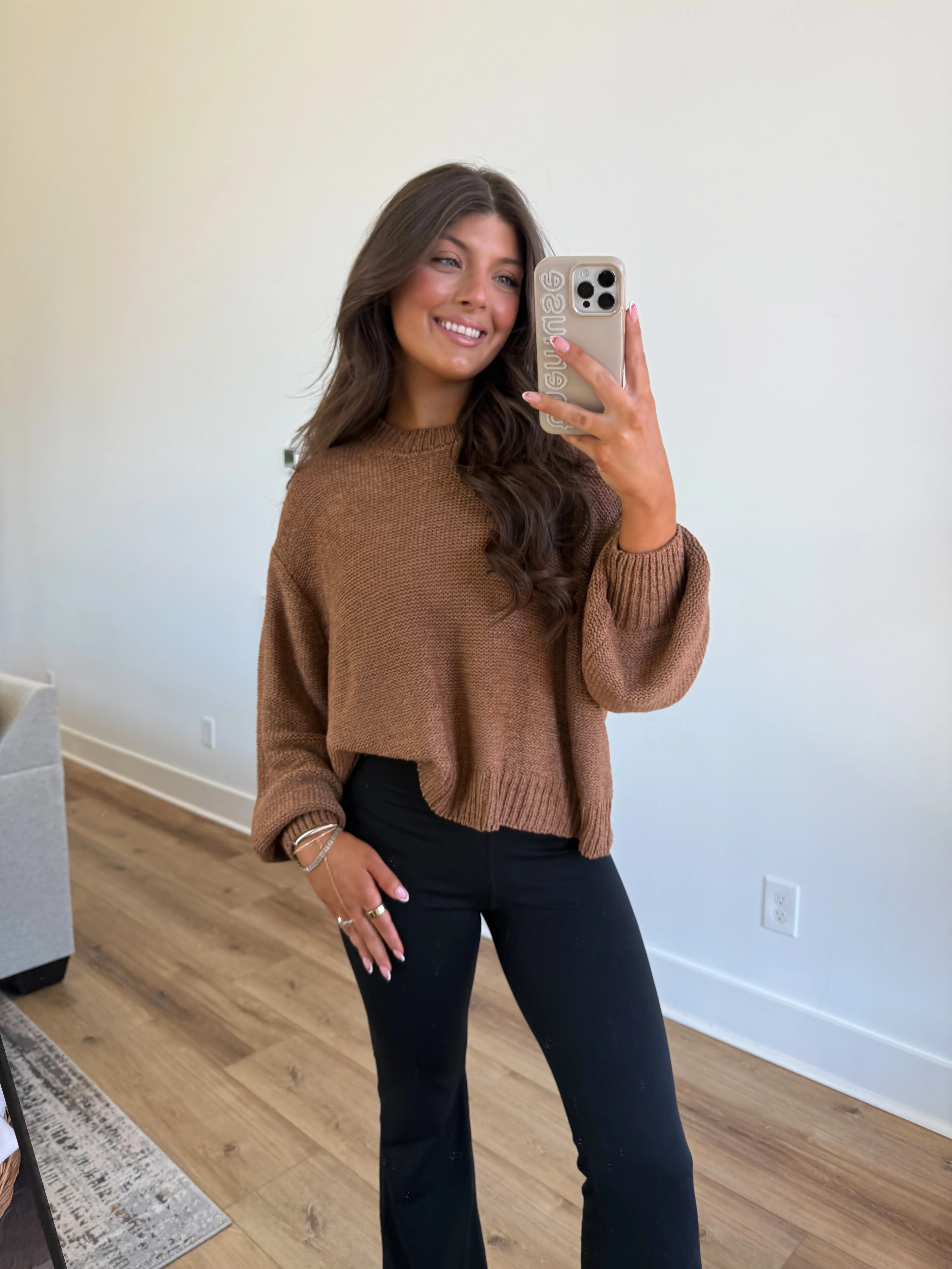 Essential Knit Sweater (Camel) - Image 2