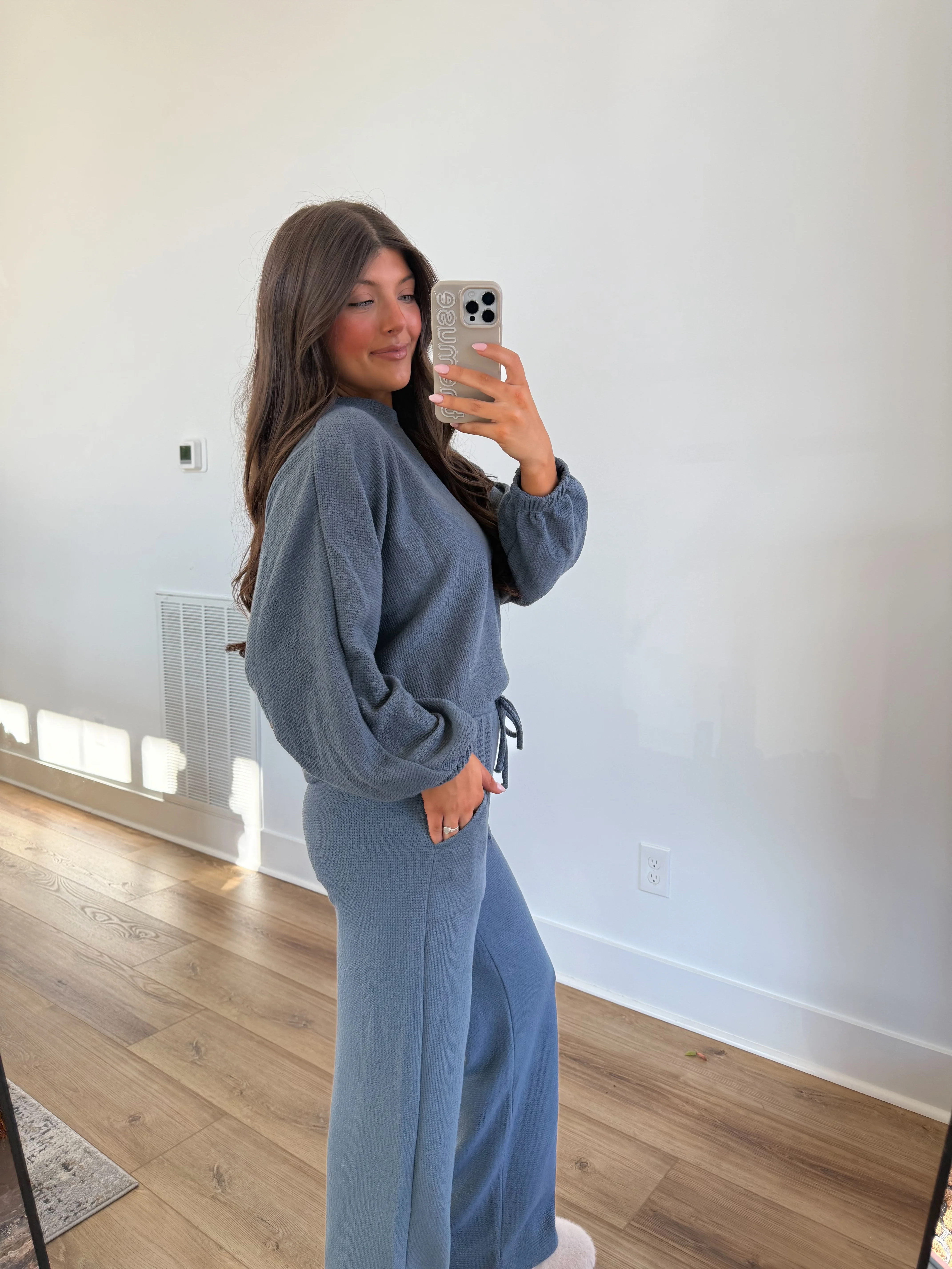 Essential Lounge Top (Blue) - Image 4