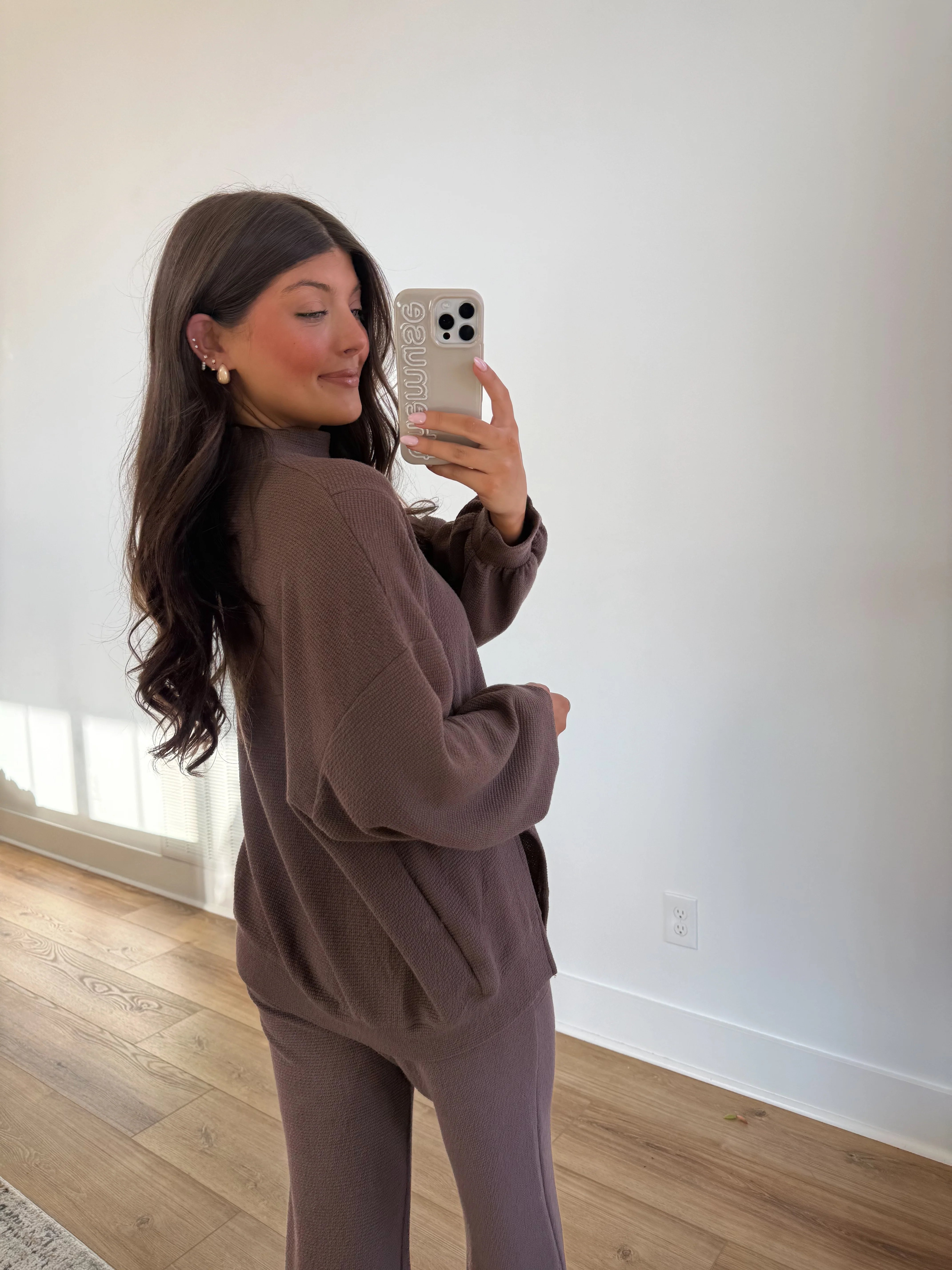 Essential Lounge Mockneck (Brown)(Restock) - Image 3