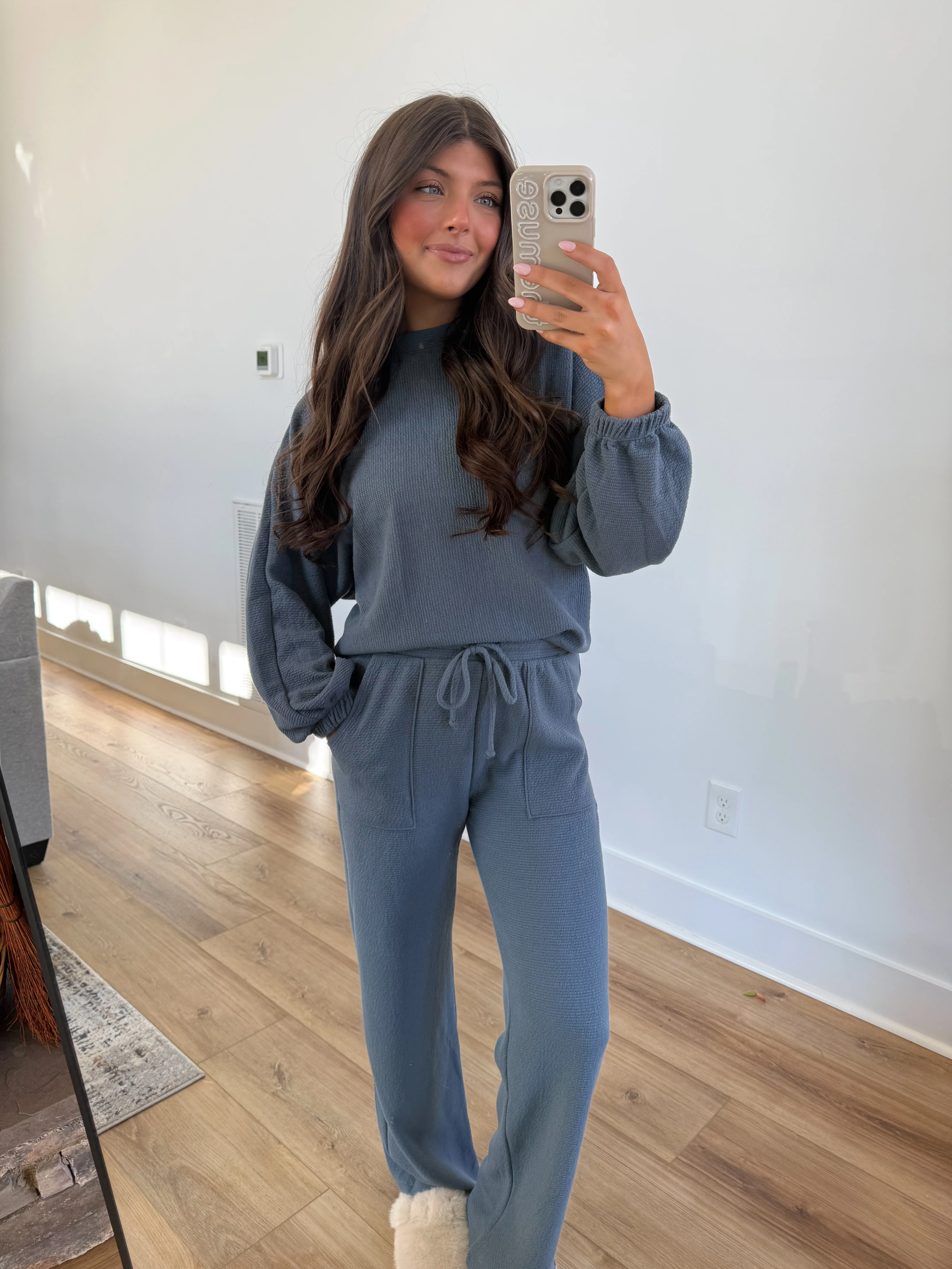Essential Lounge Pants (Blue) - Image 3