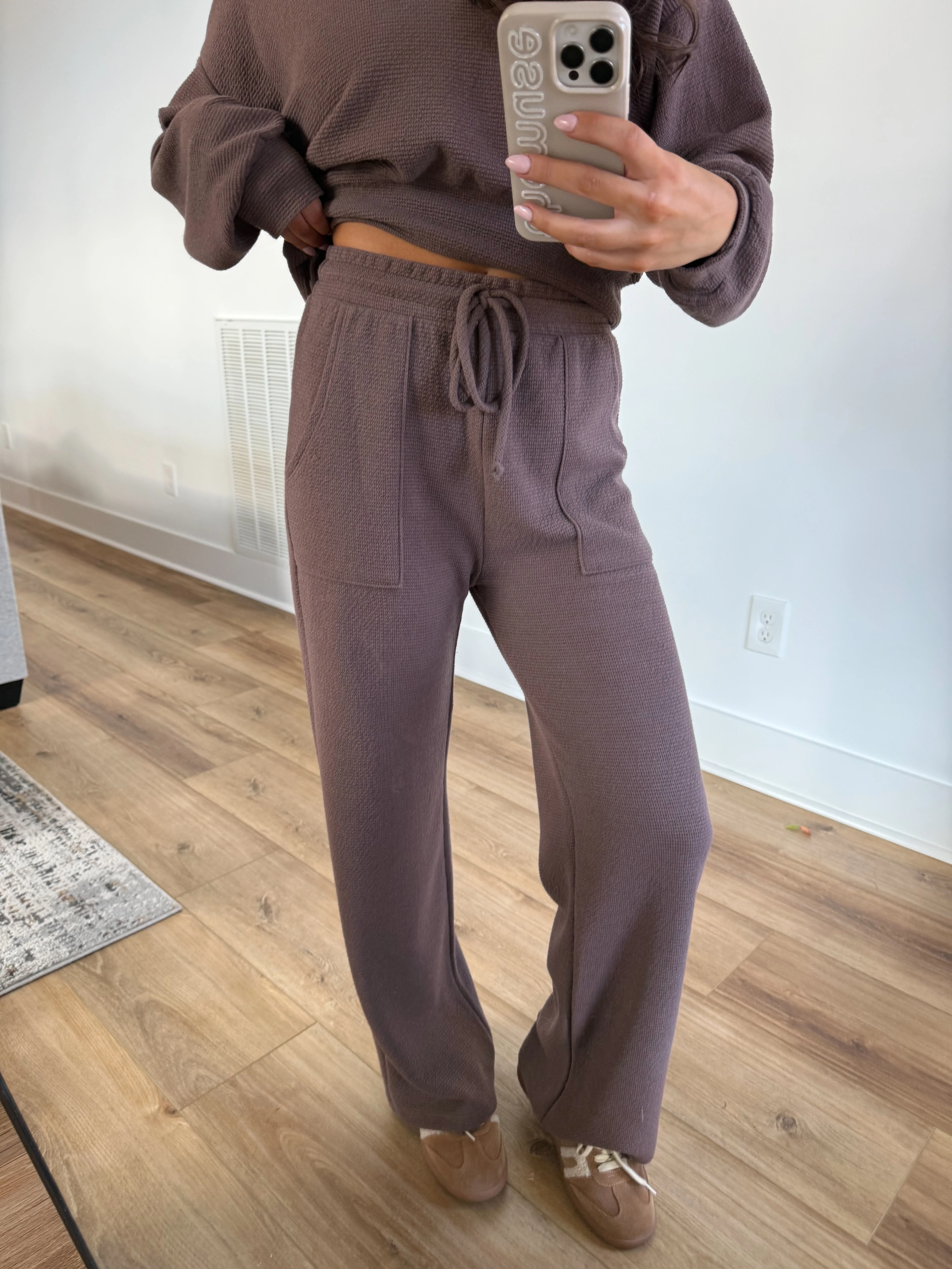 Essential Lounge Pants (Brown)(Restock)