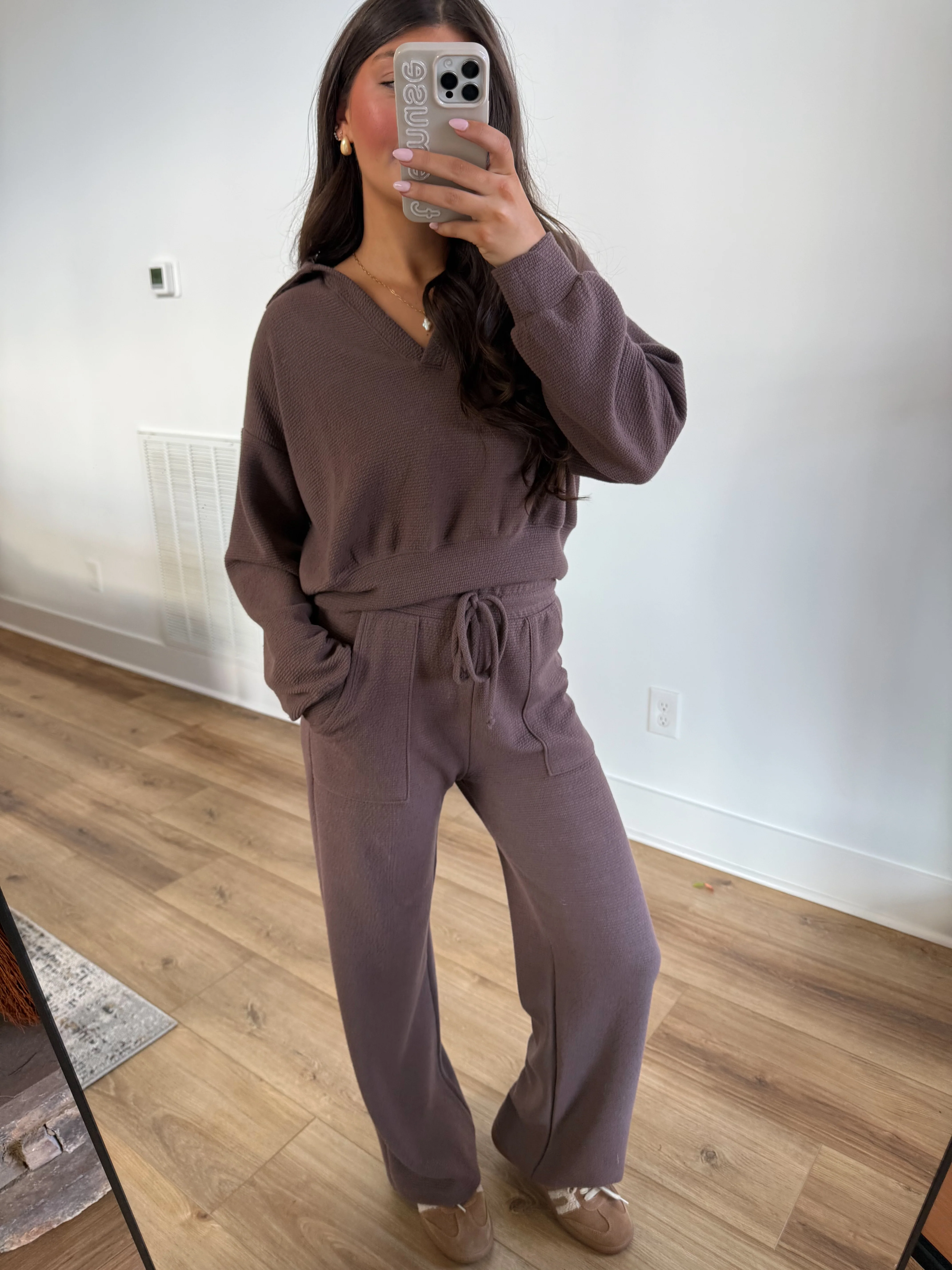 Essential Lounge Pants (Brown)(Restock) - Image 2