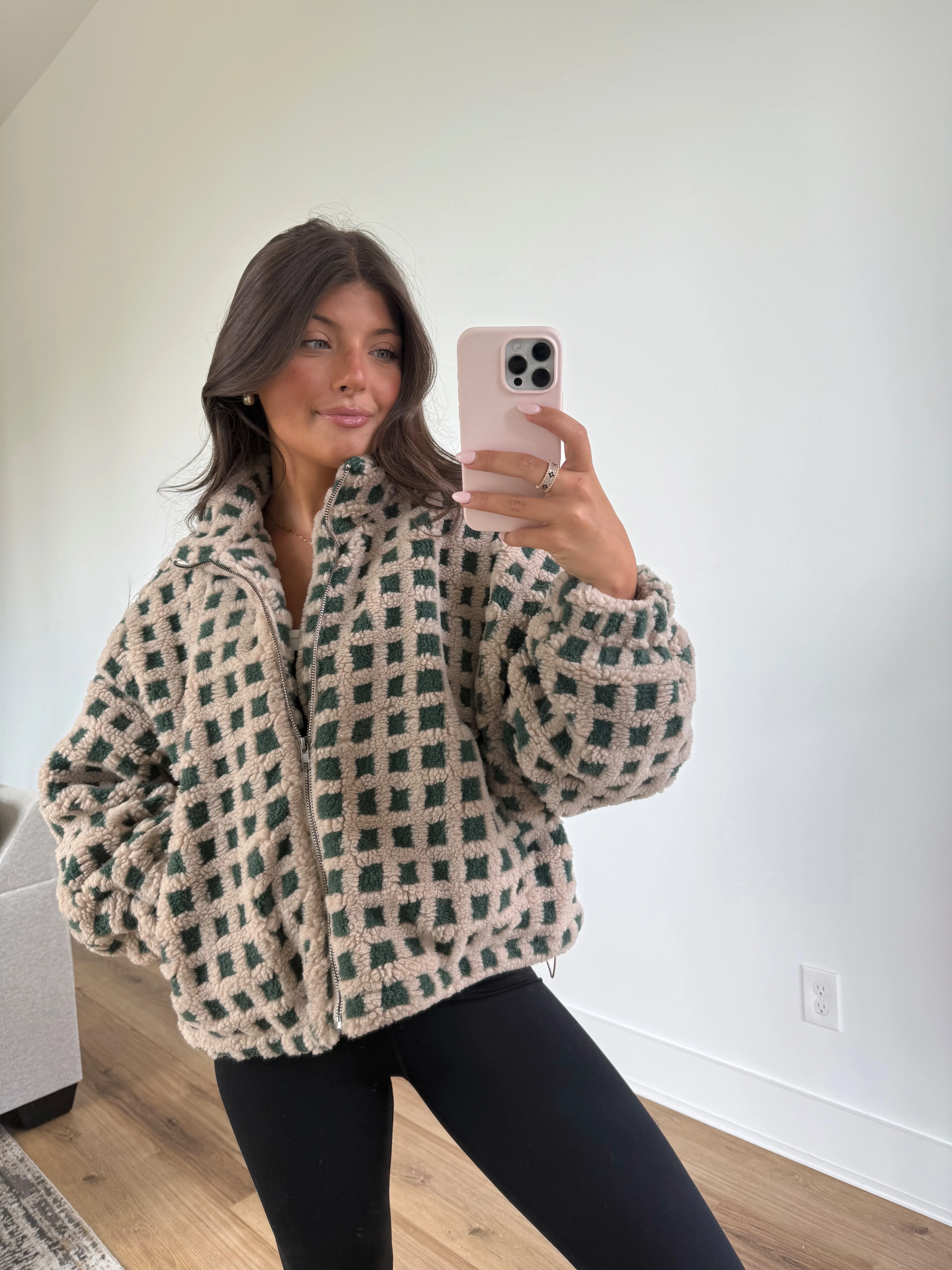 Evergreen Check Fleece - Image 4