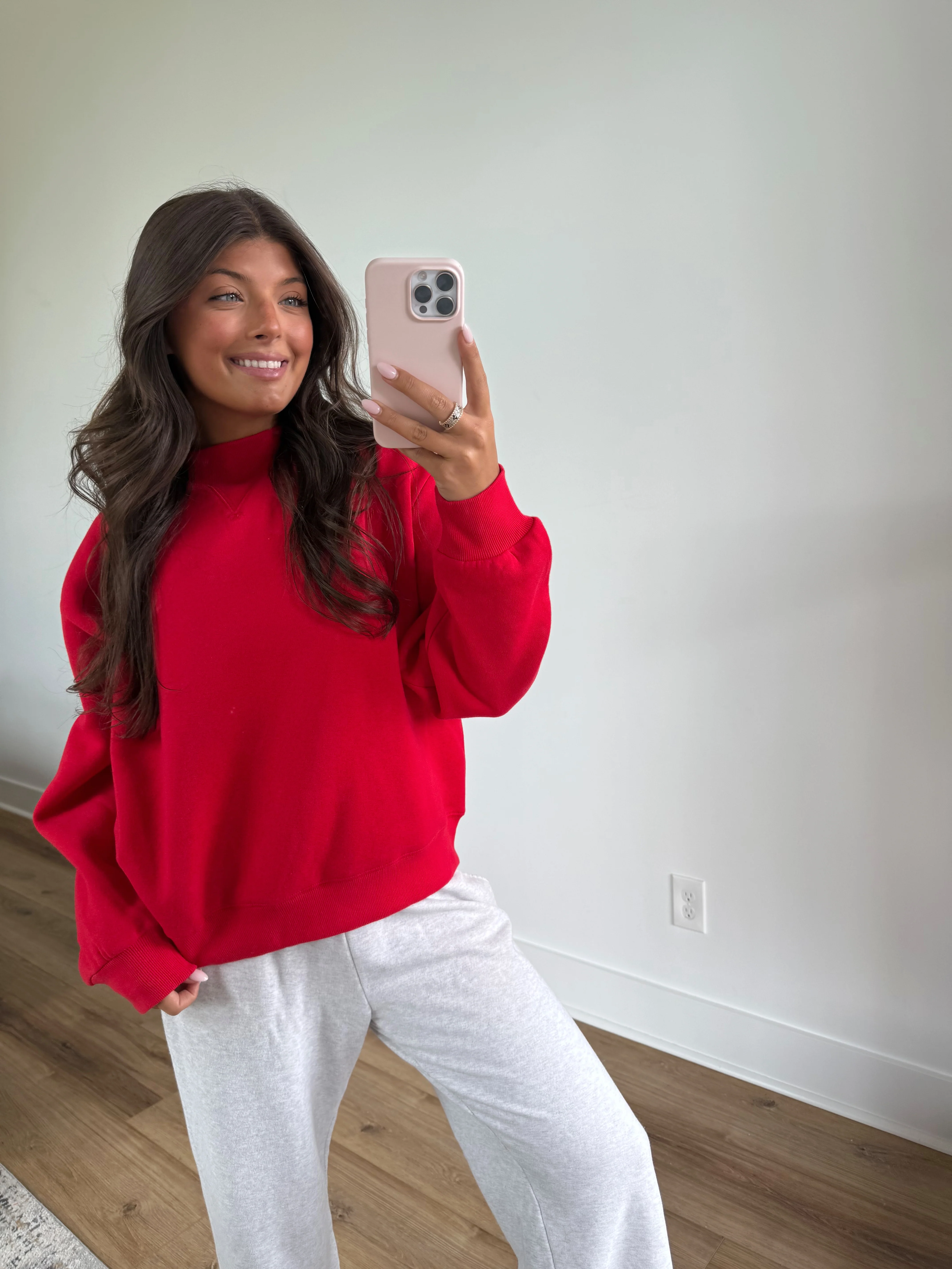 Everyday Mockneck (Red) - Image 4