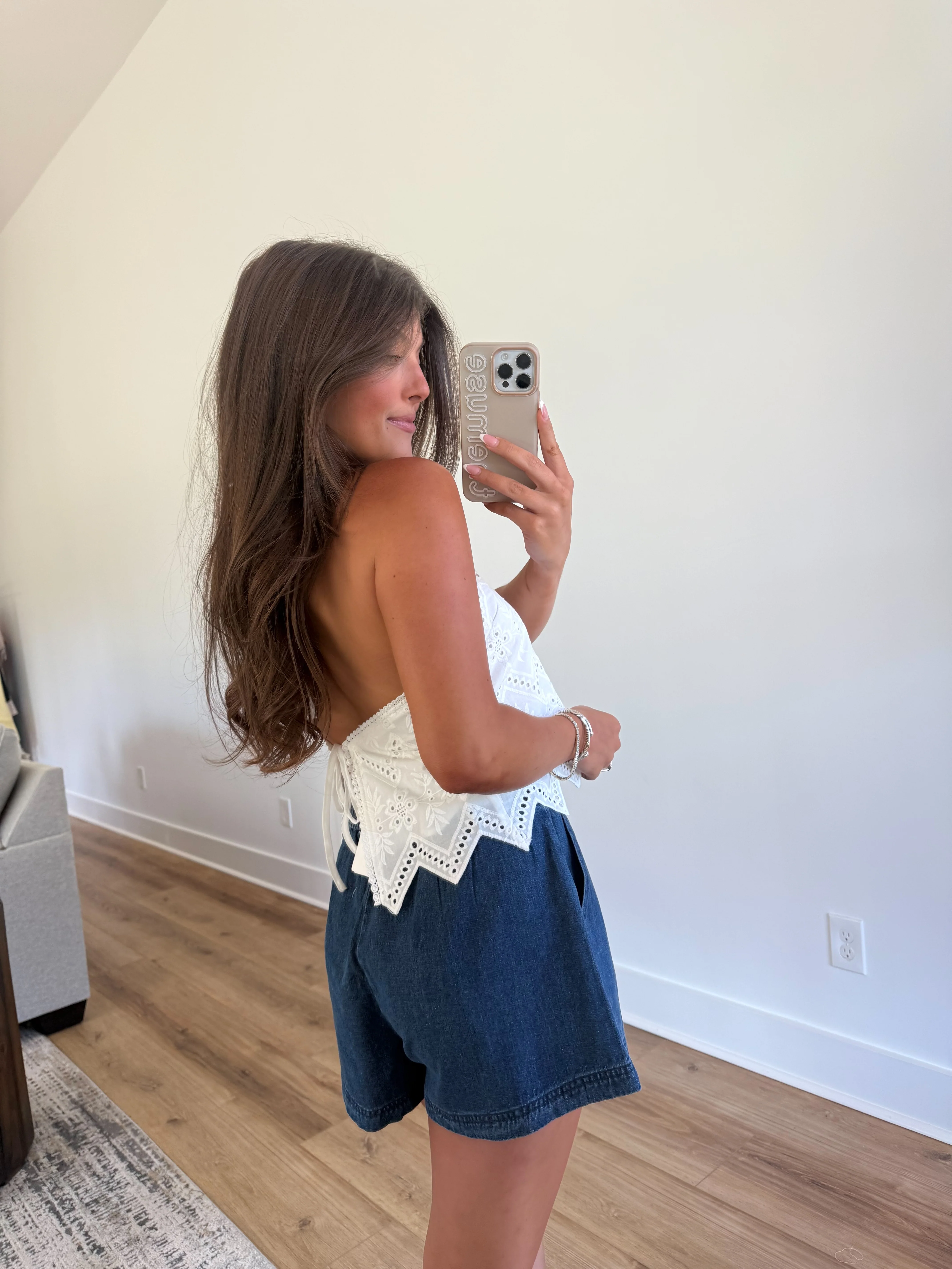 Eyelet Halter Top - Image 3