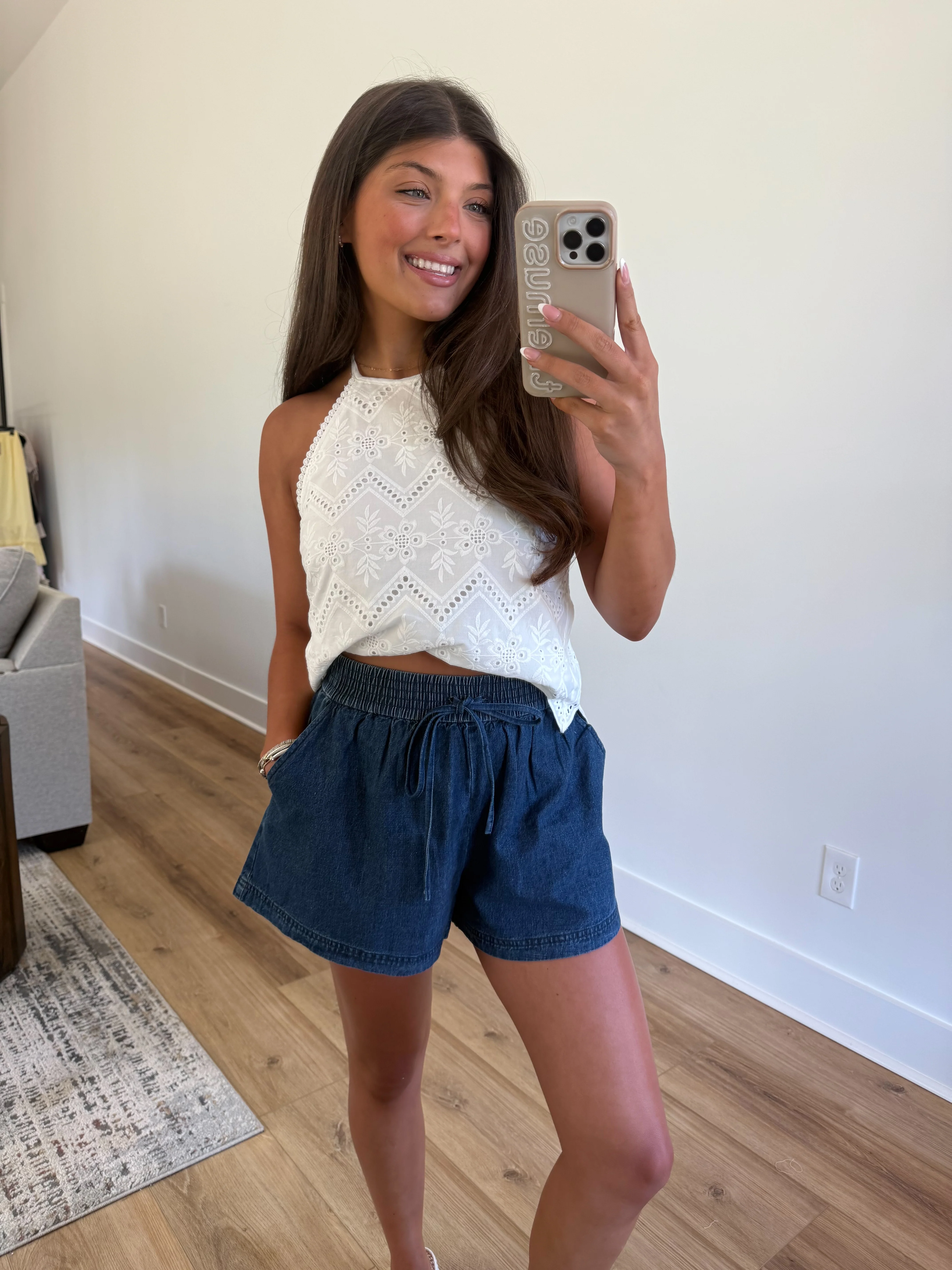 Eyelet Halter Top - Image 5