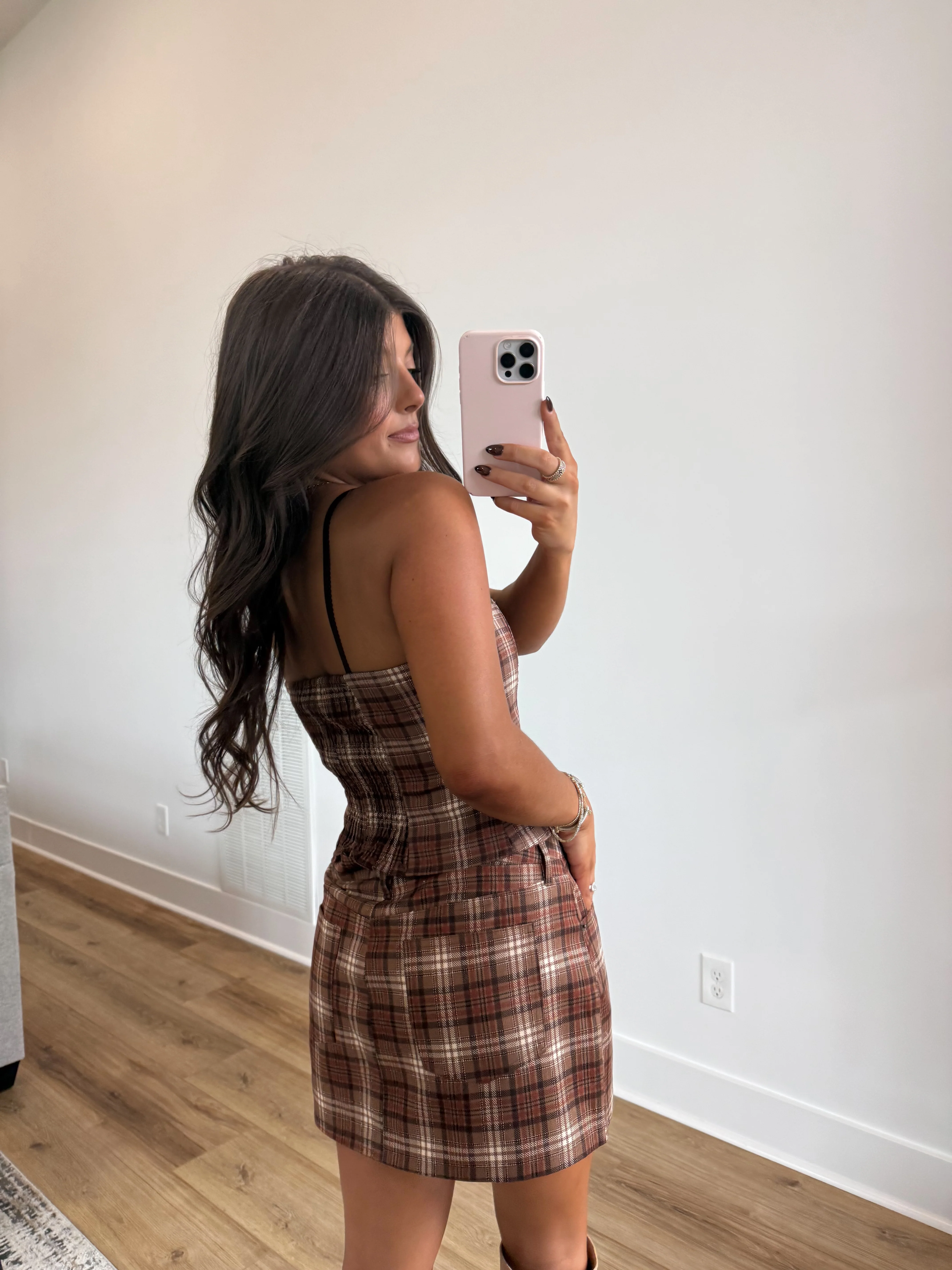Fall Plaid Skirt Set - Image 7