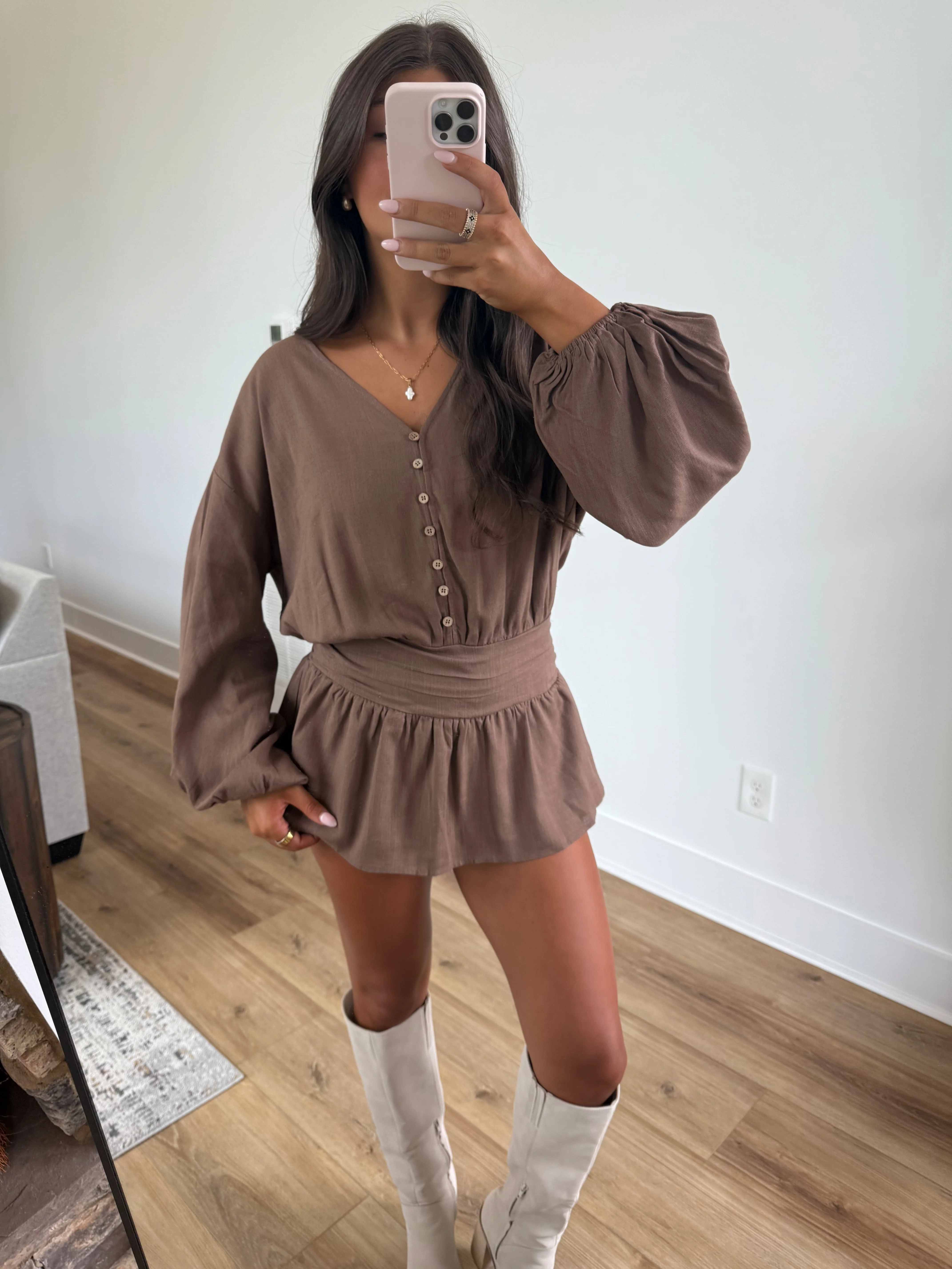 Falling Leaves Romper (Restock) - Image 2