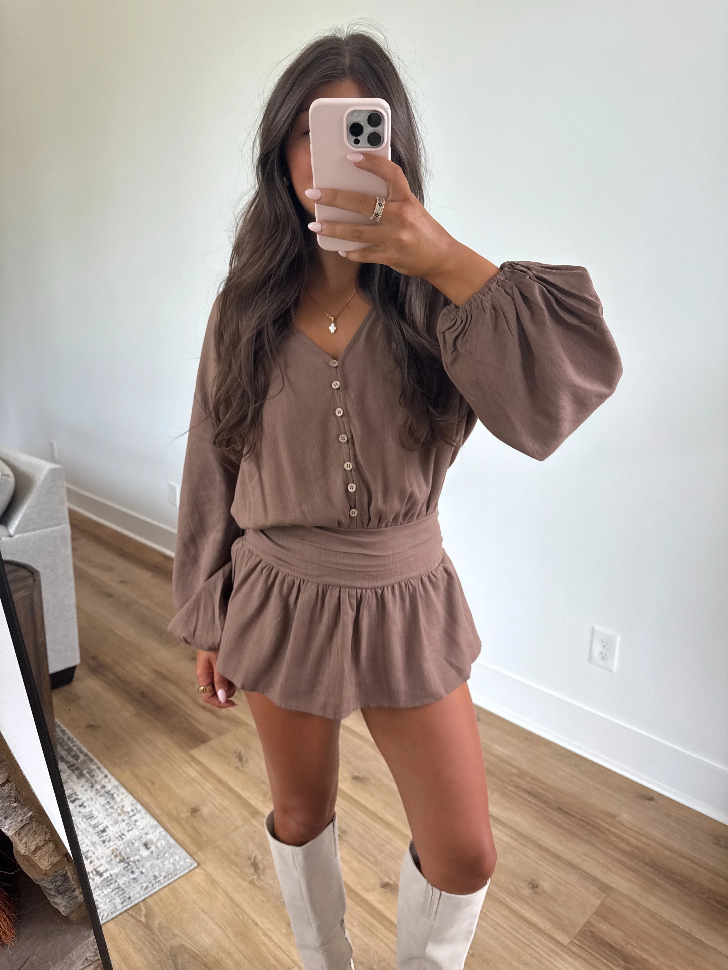Falling Leaves Romper (Restock) - Image 6