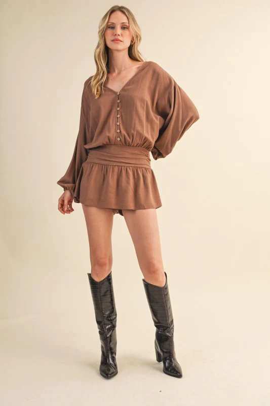Falling Leaves Romper (Restock) - Image 7