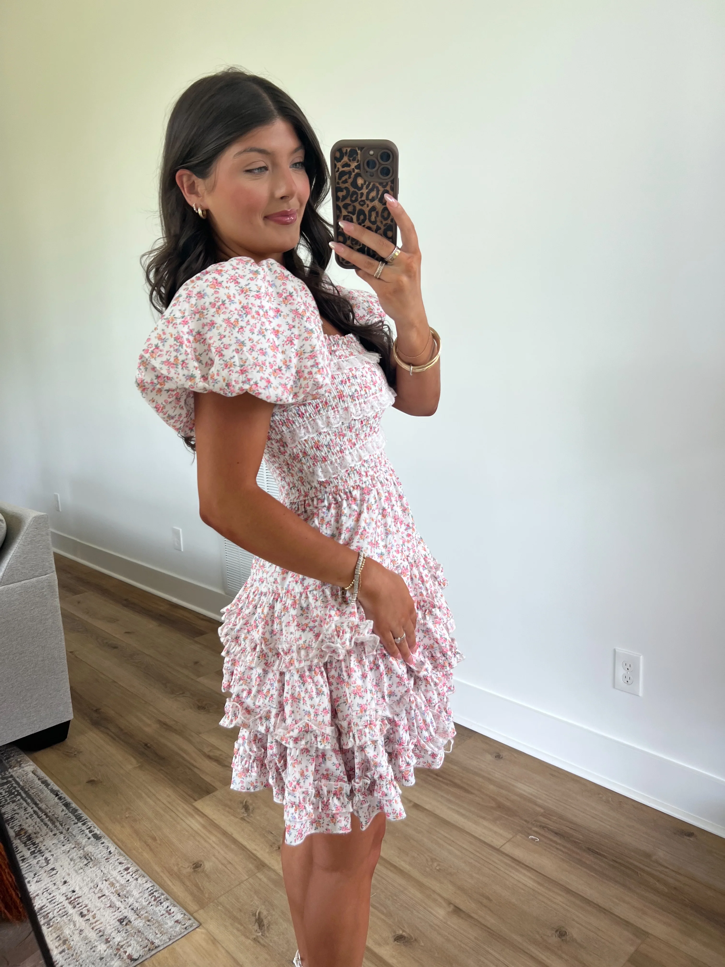 Fancy Frill Mini Dress - Image 3