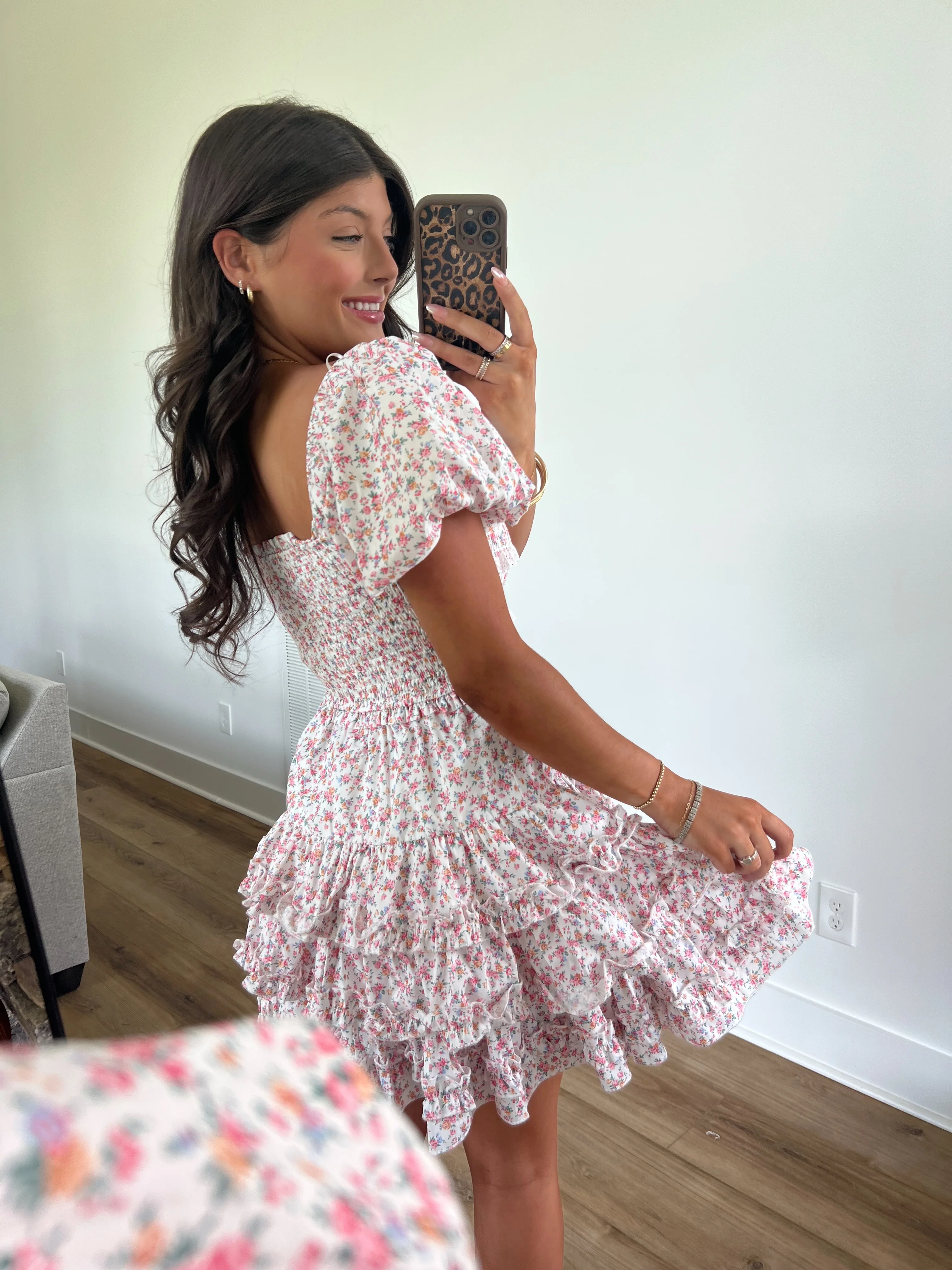 Fancy Frill Mini Dress - Image 4
