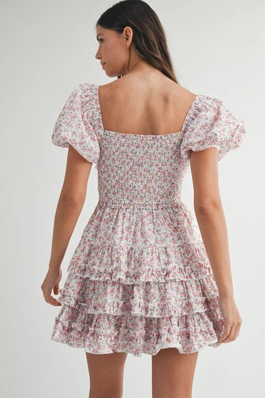 Fancy Frill Mini Dress - Image 7