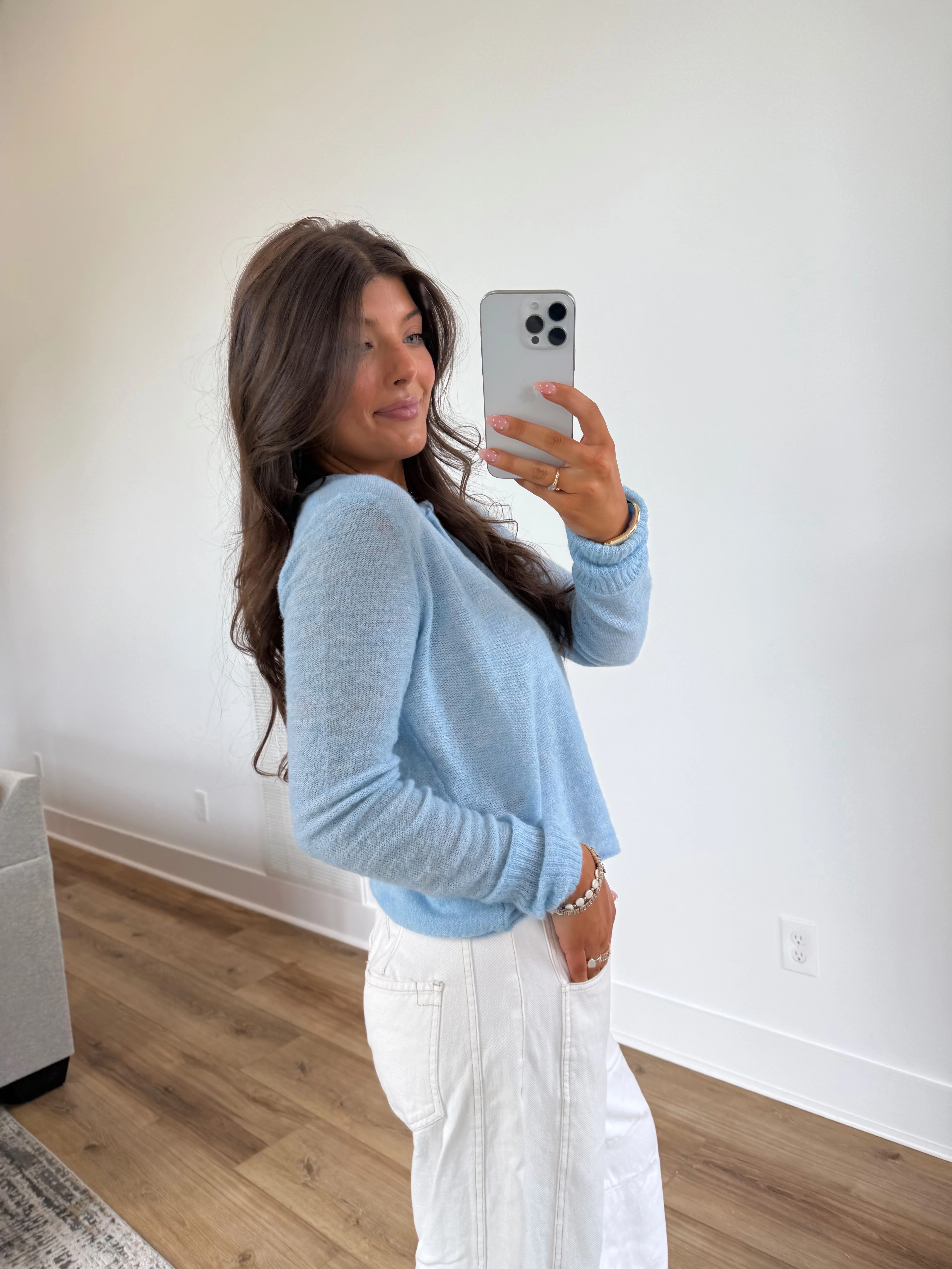 Fifth Avenue Cardigan (Blue) - Image 3
