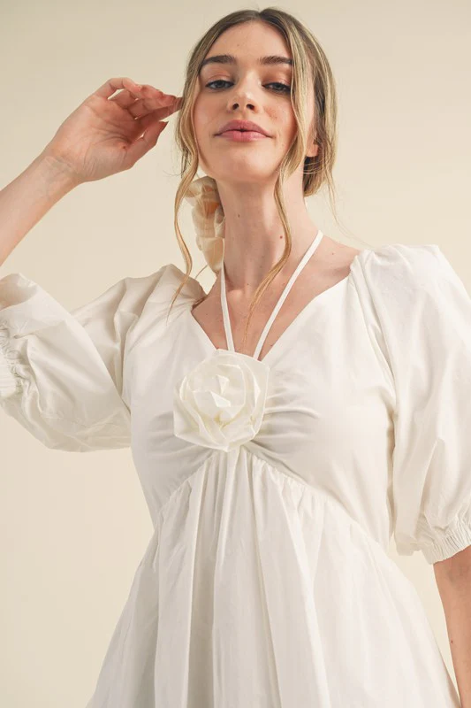 Final Rose Mini Dress - Image 6