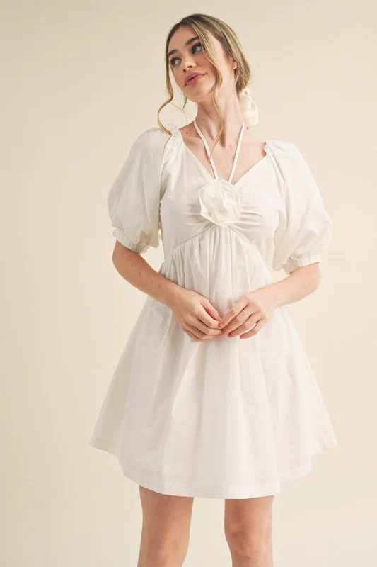 Final Rose Mini Dress - Image 7