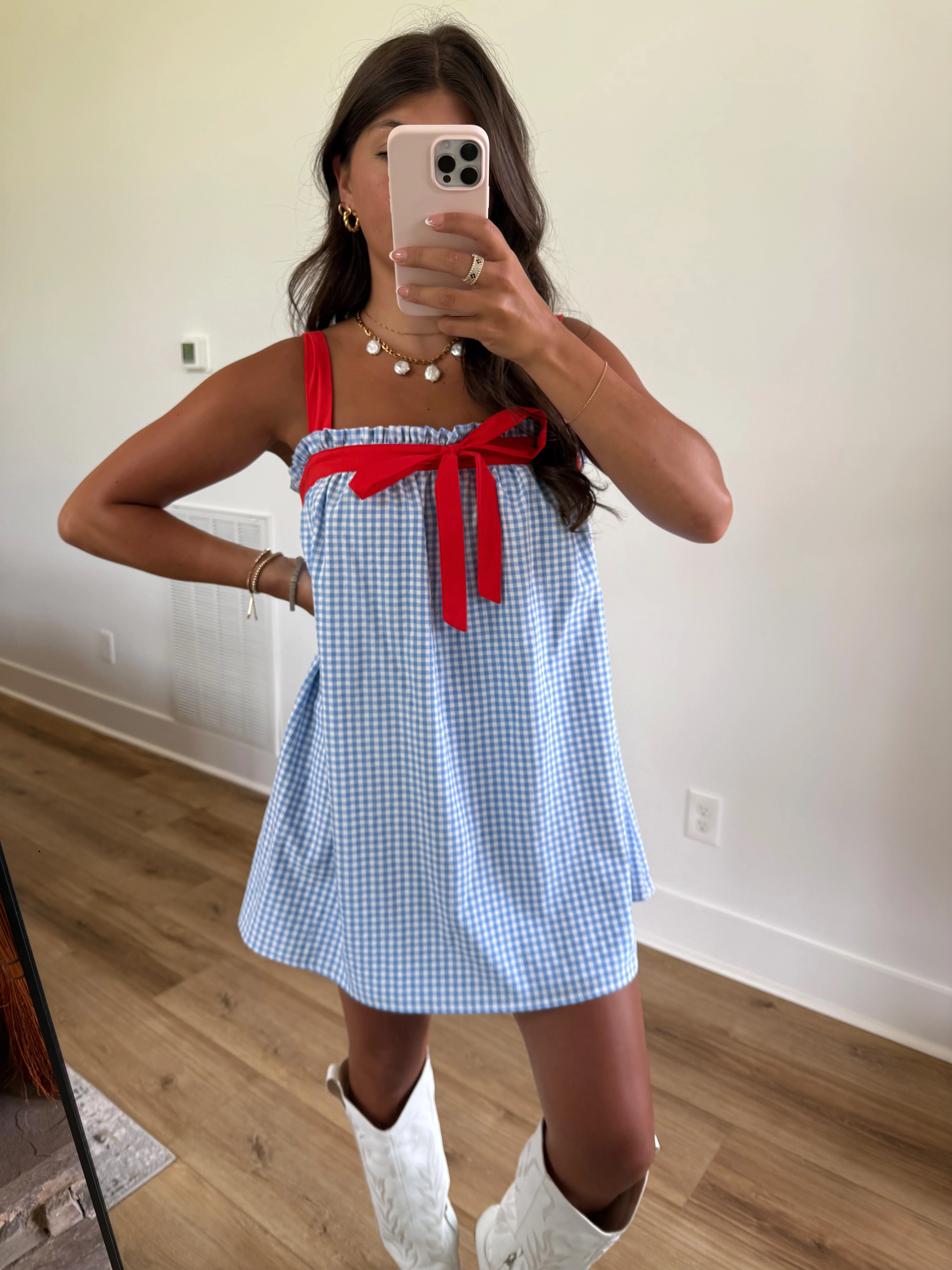 Going To The BBQ Mini Dress - Image 3