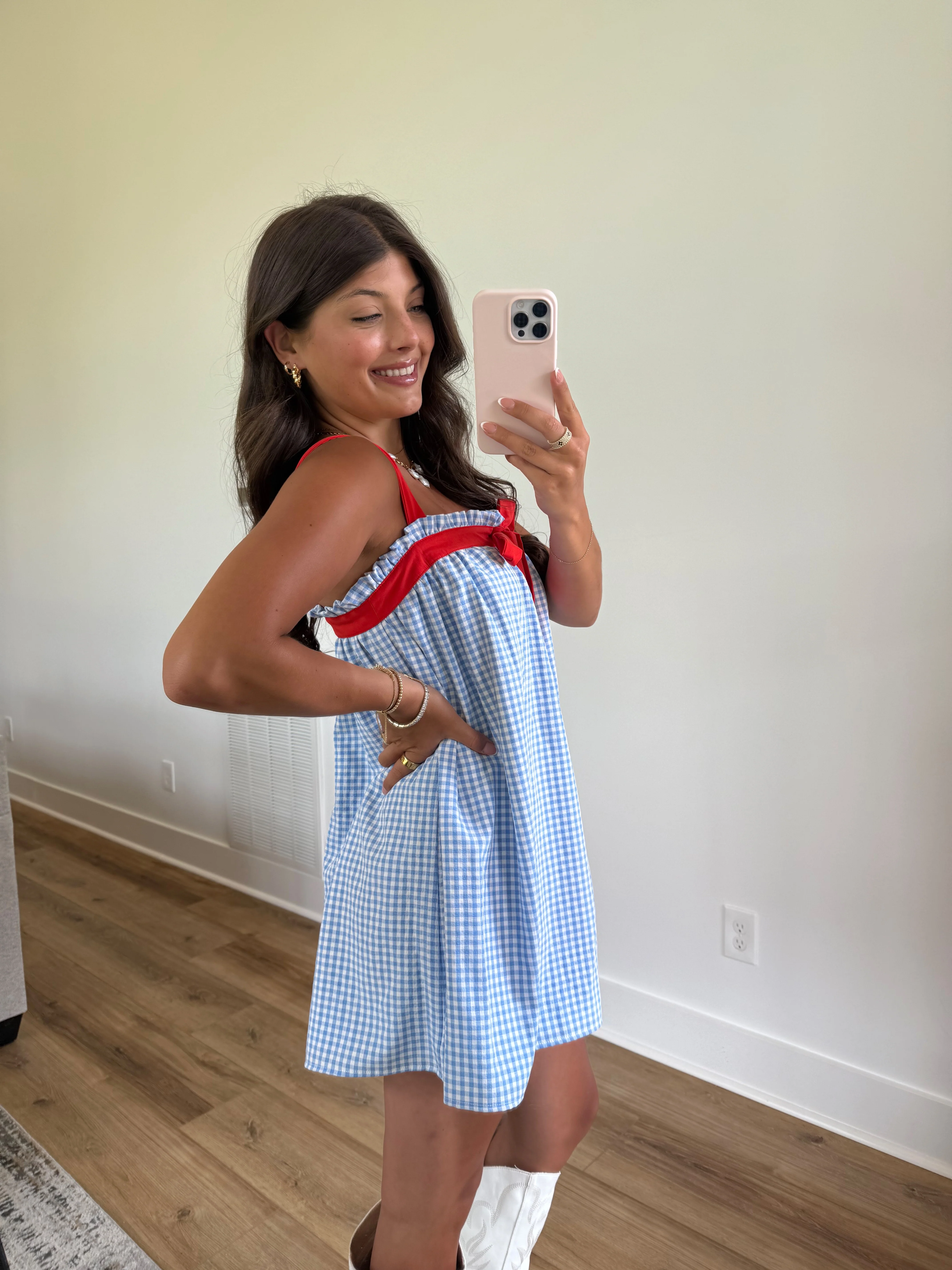 Going To The BBQ Mini Dress - Image 4