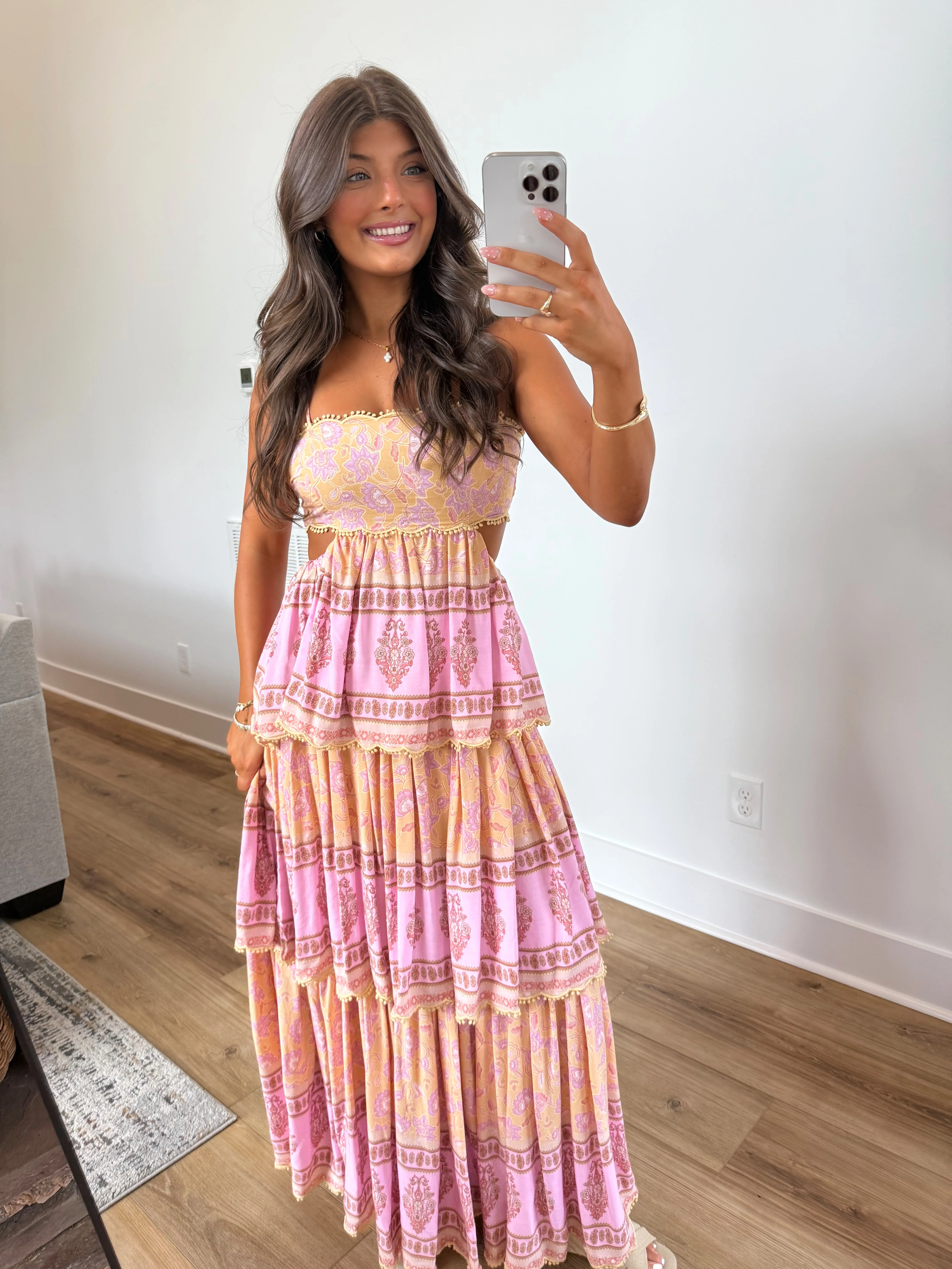 Golden Cider Maxi Dress - Image 3