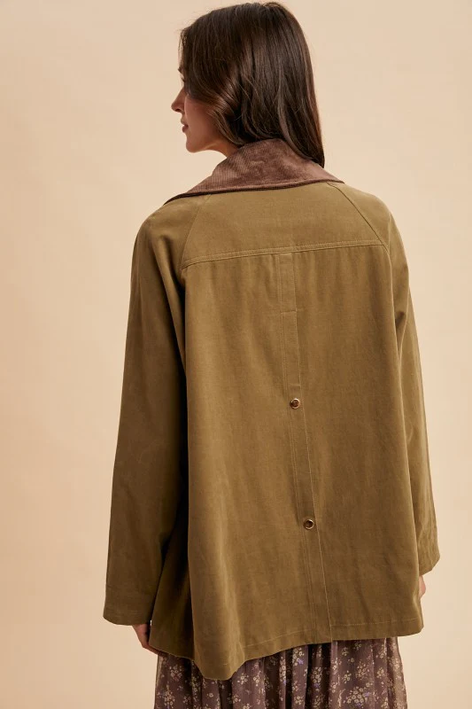 Green Barn Jacket (Plaid Inside) - Image 9