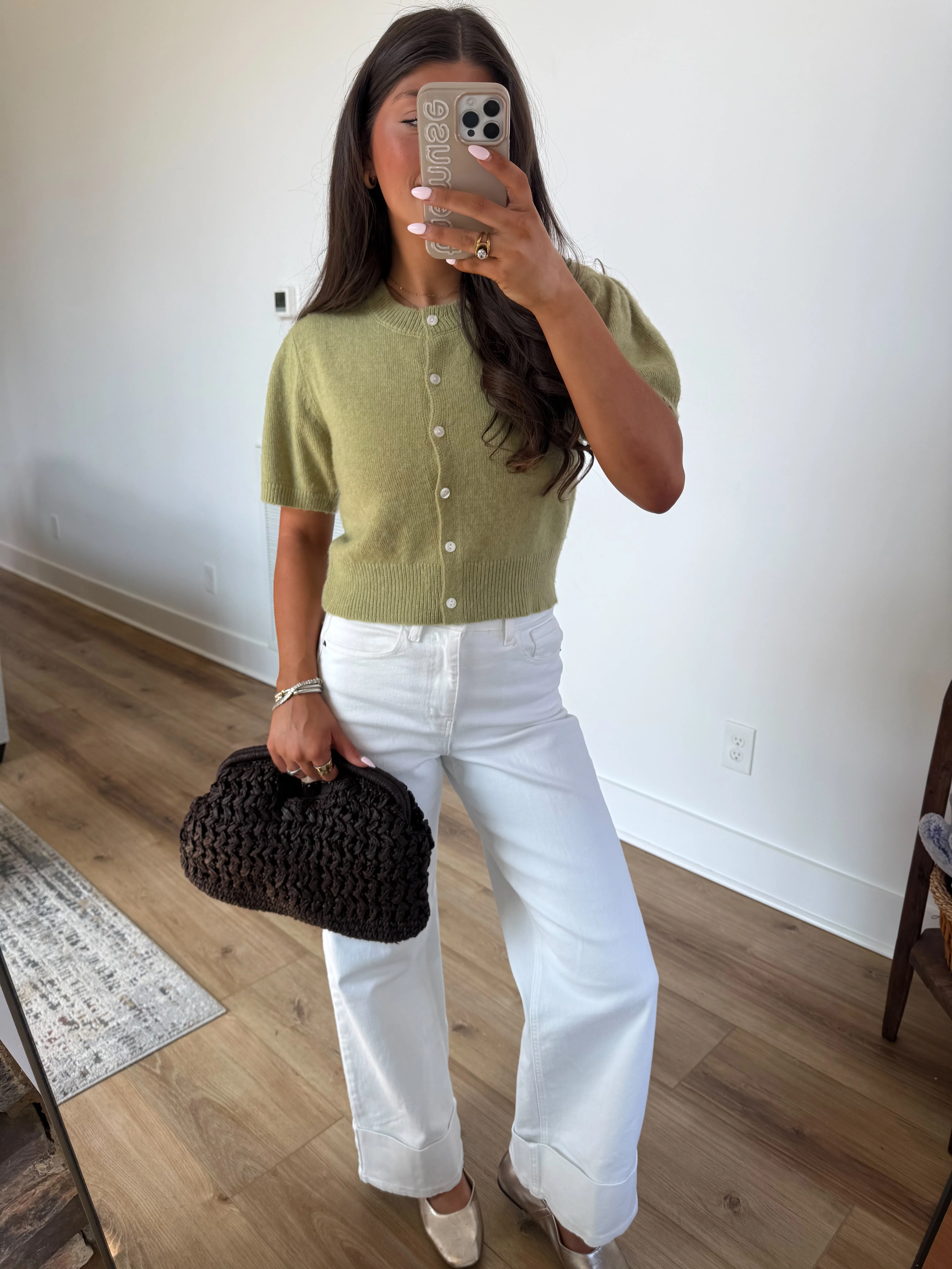Green Knit Tee - Image 2