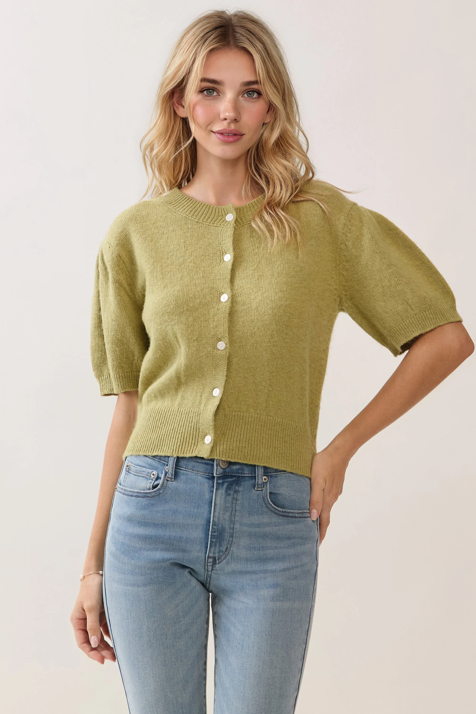 Green Knit Tee - Image 6
