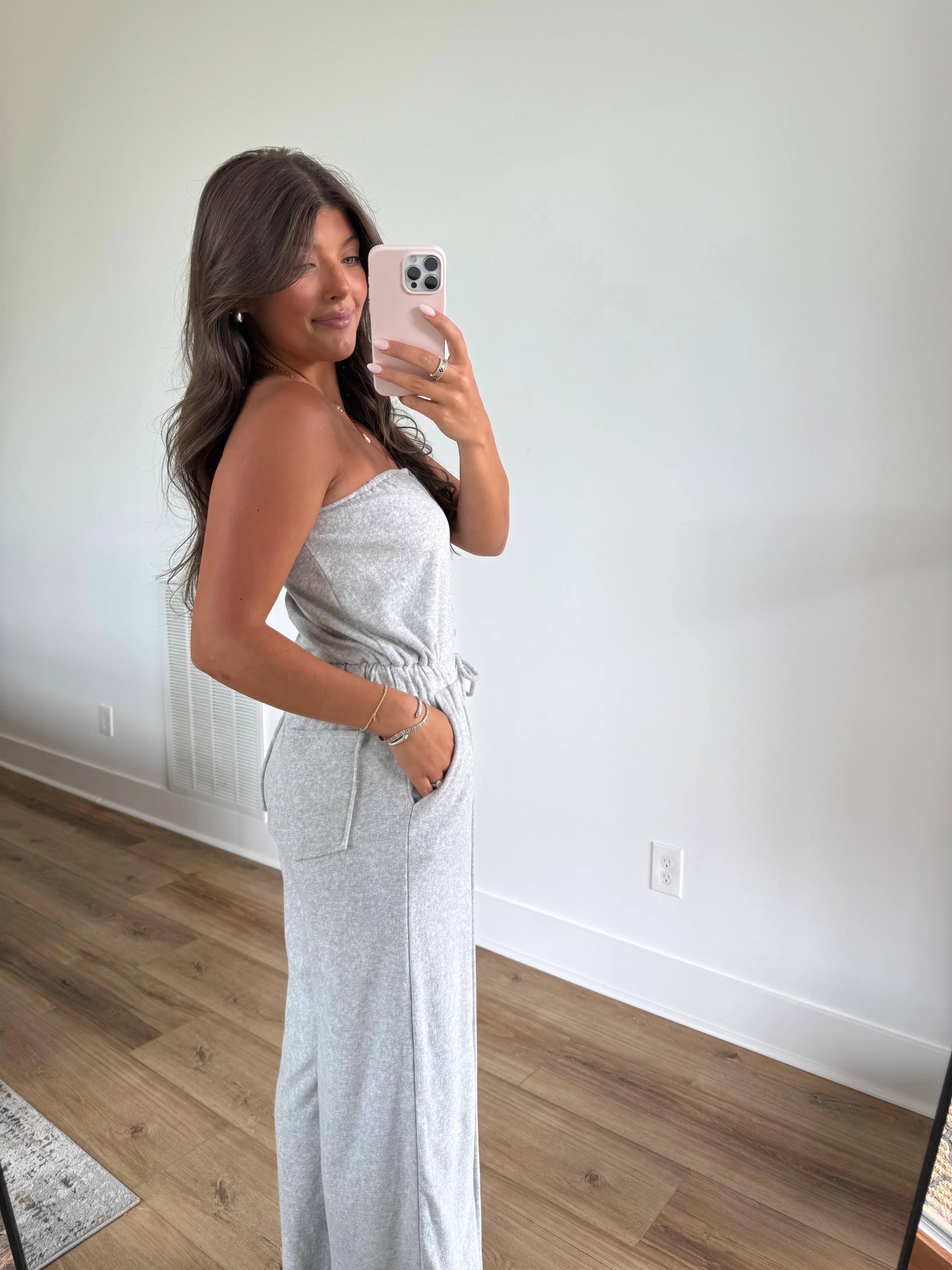 Grey Terry Jumpsuit - Image 3