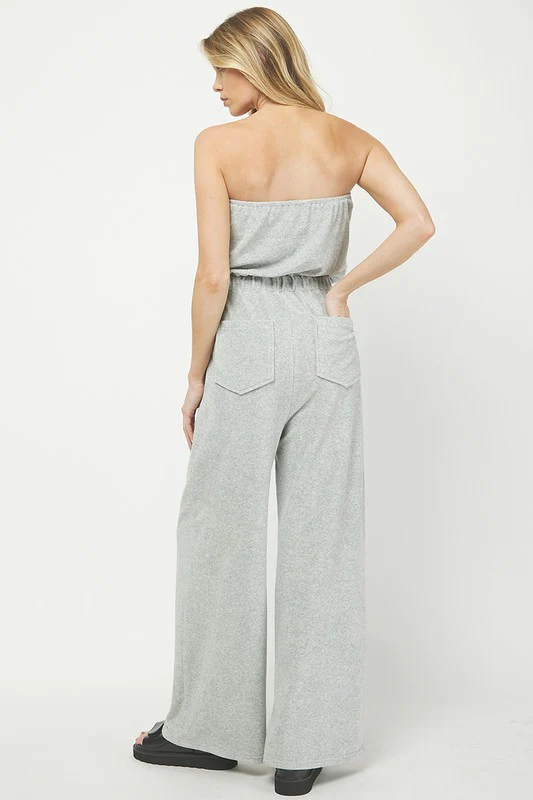 Grey Terry Jumpsuit - Image 8