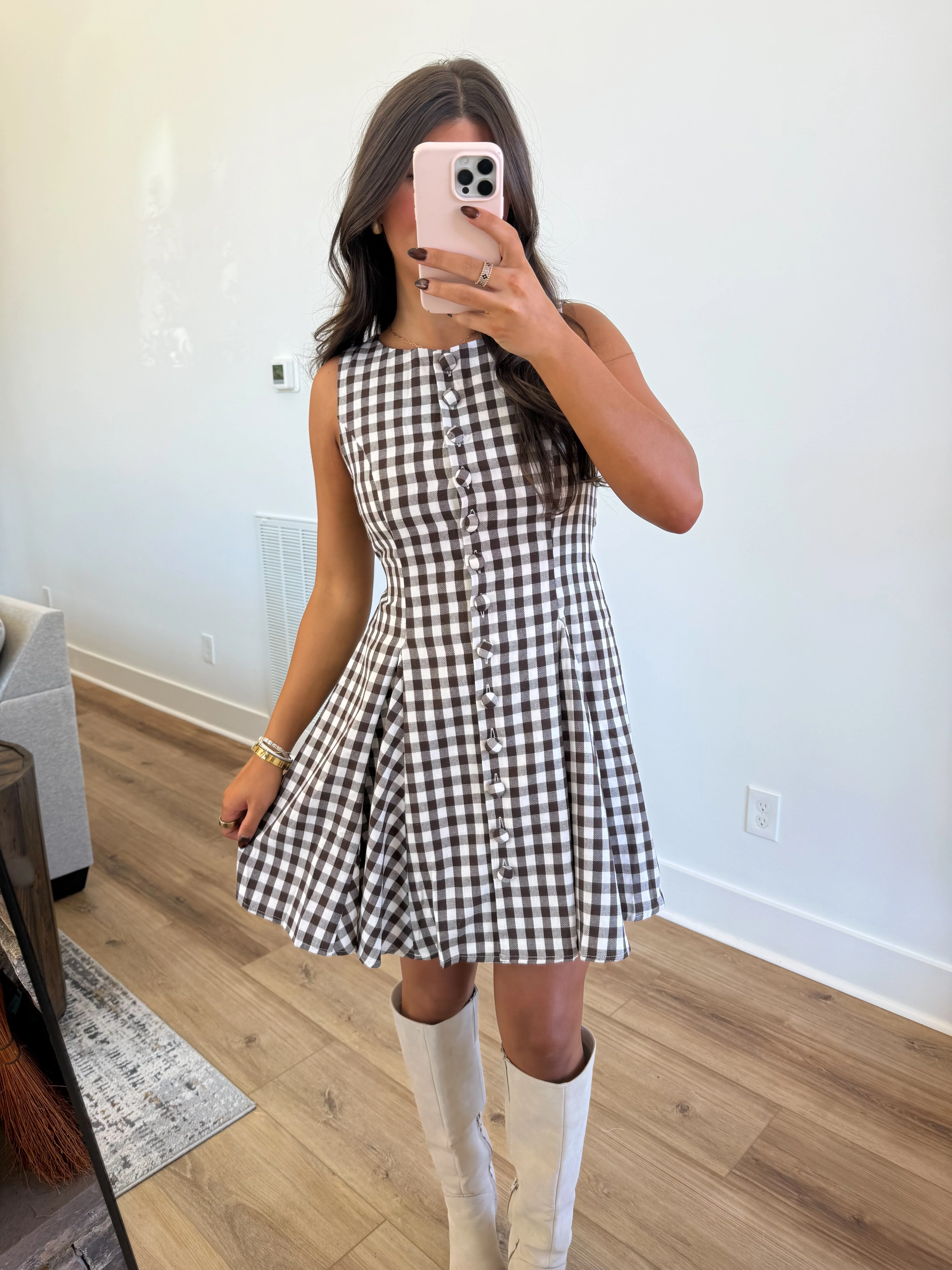Hardin Gingham Dress - Image 3