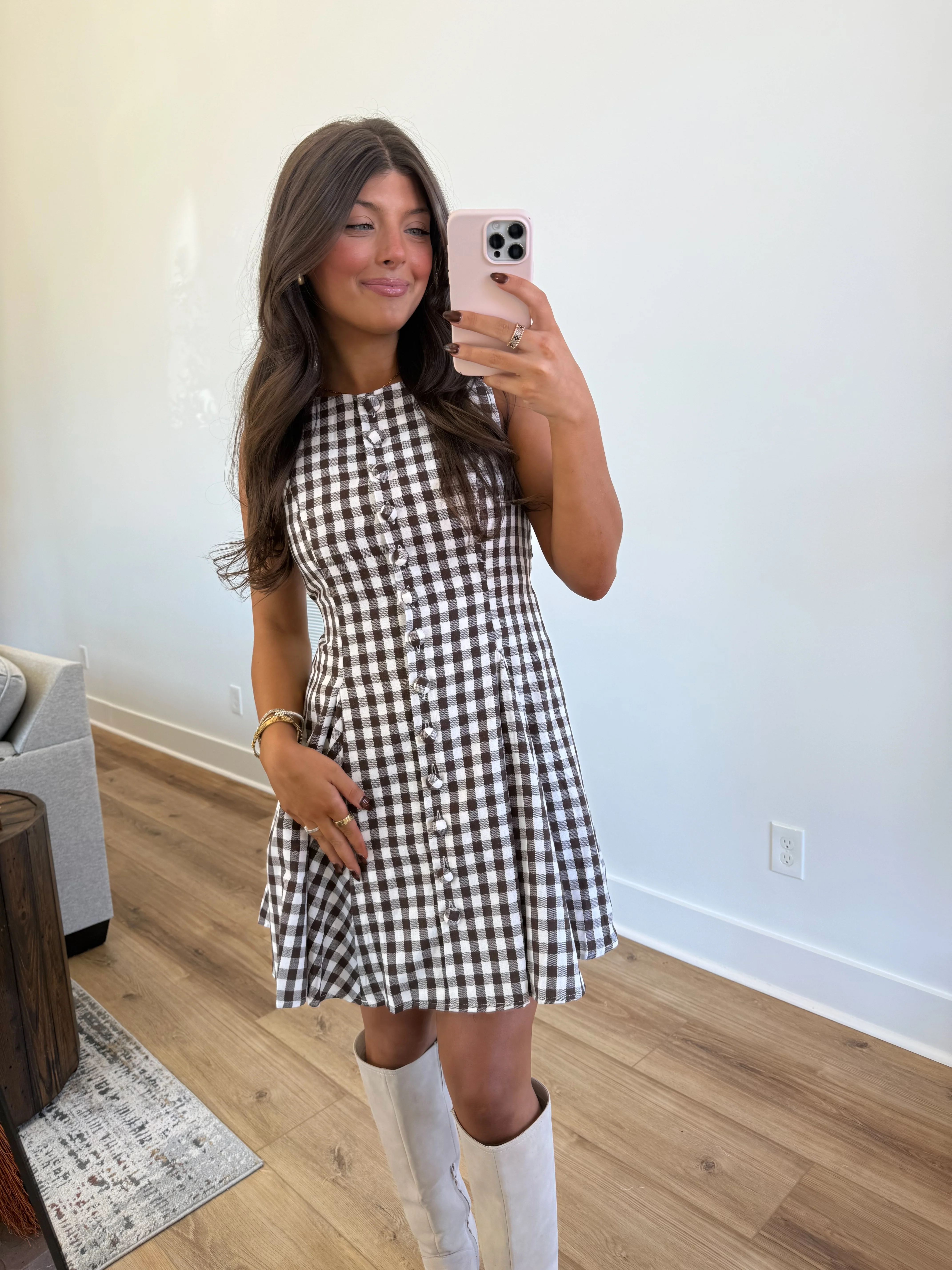 Hardin Gingham Dress - Image 5