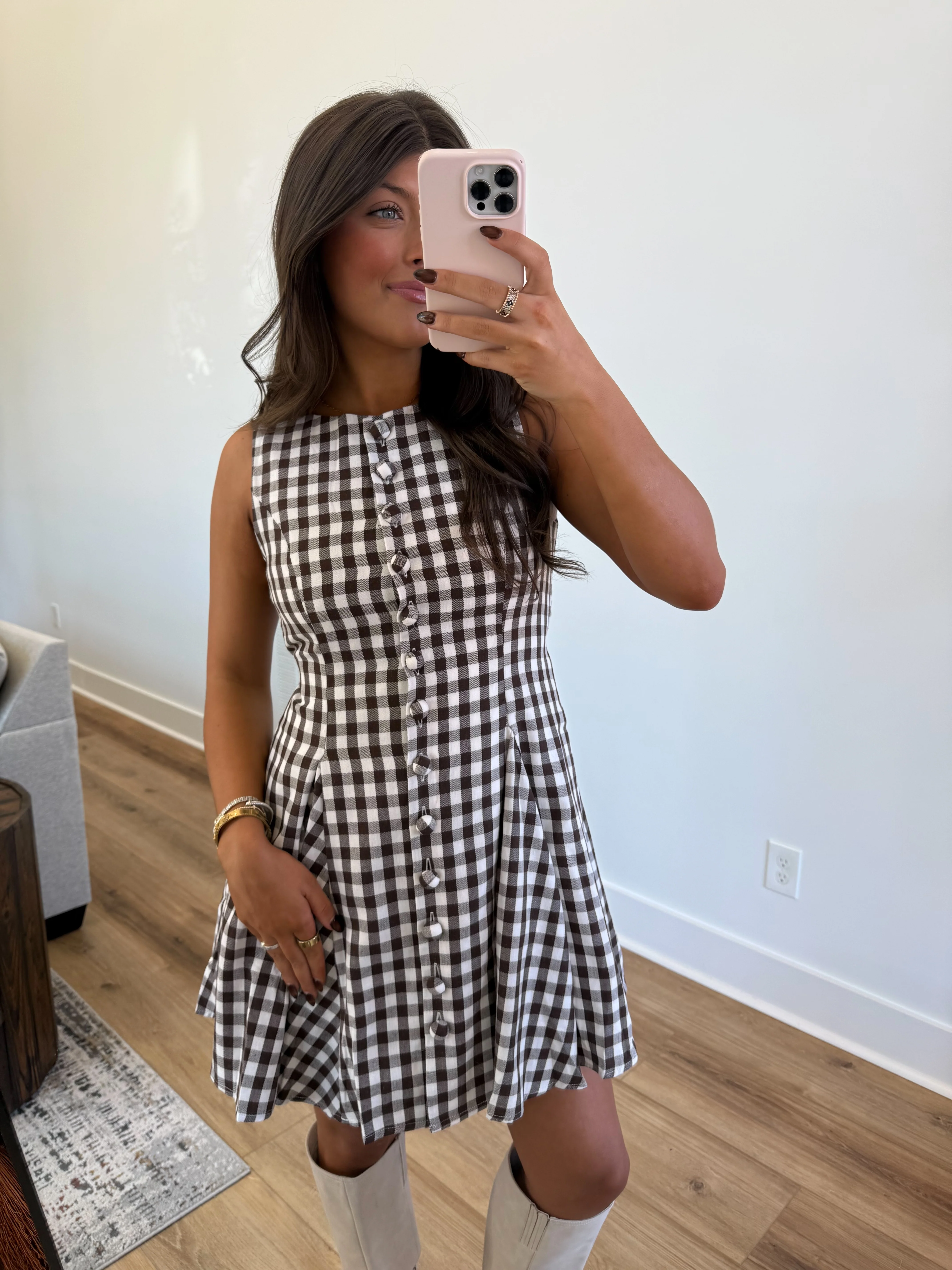 Hardin Gingham Dress - Image 7