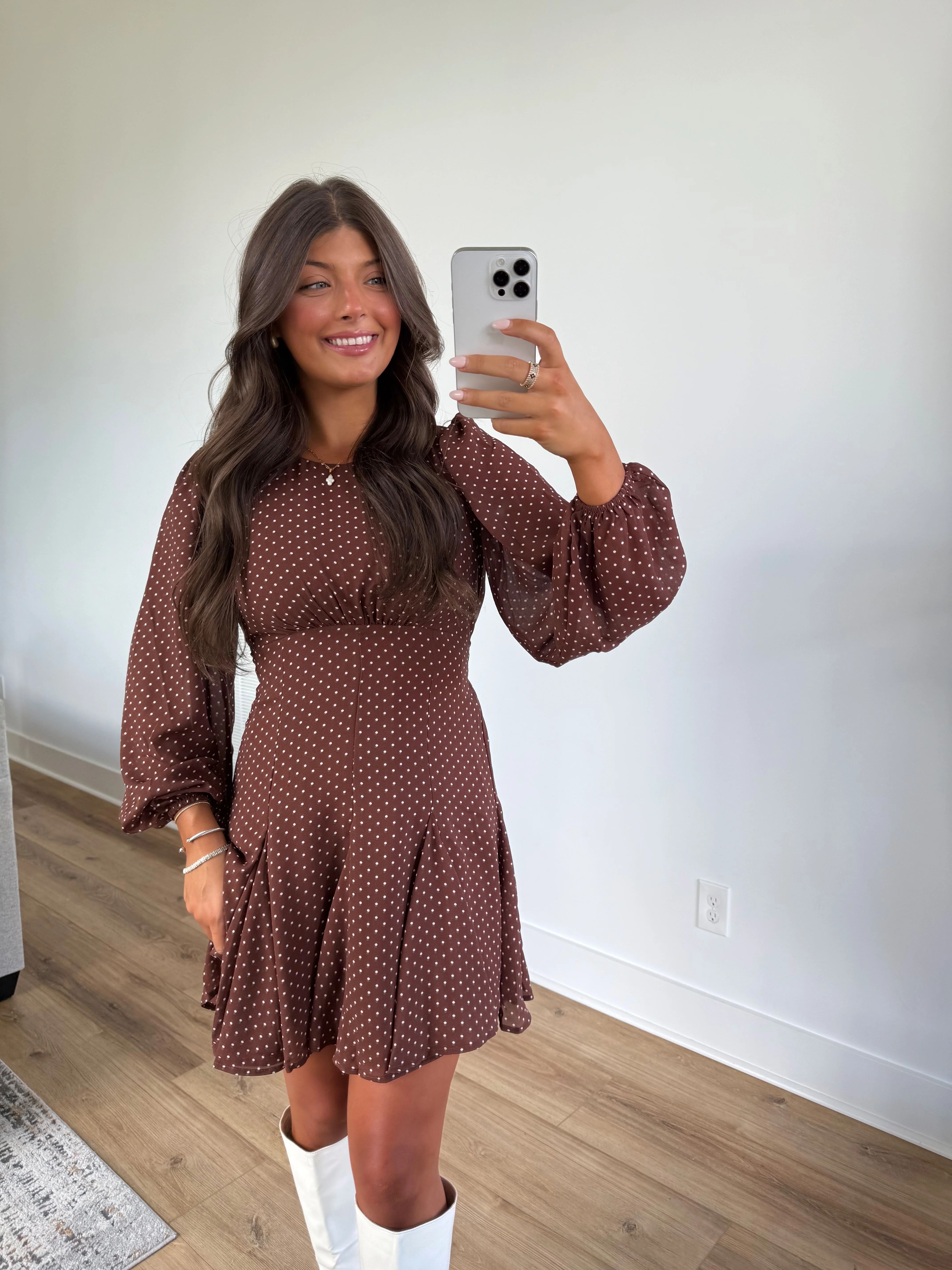 Harlin Polka Dot Mini Dress