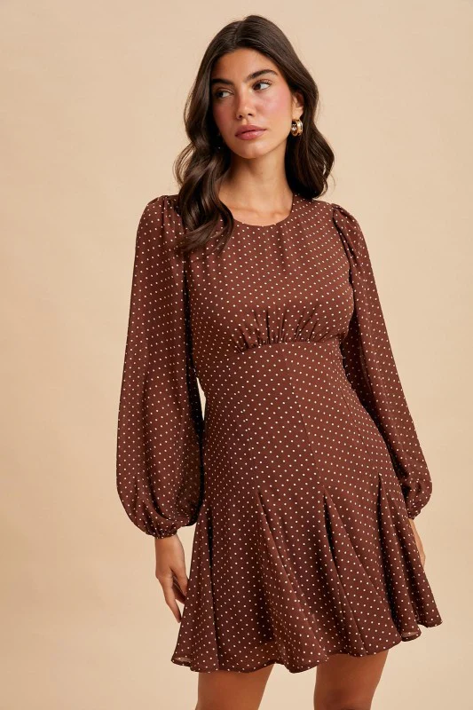 Harlin Polka Dot Mini Dress - Image 8