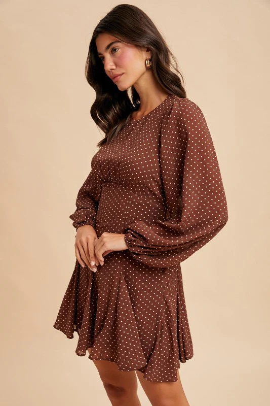 Harlin Polka Dot Mini Dress - Image 9