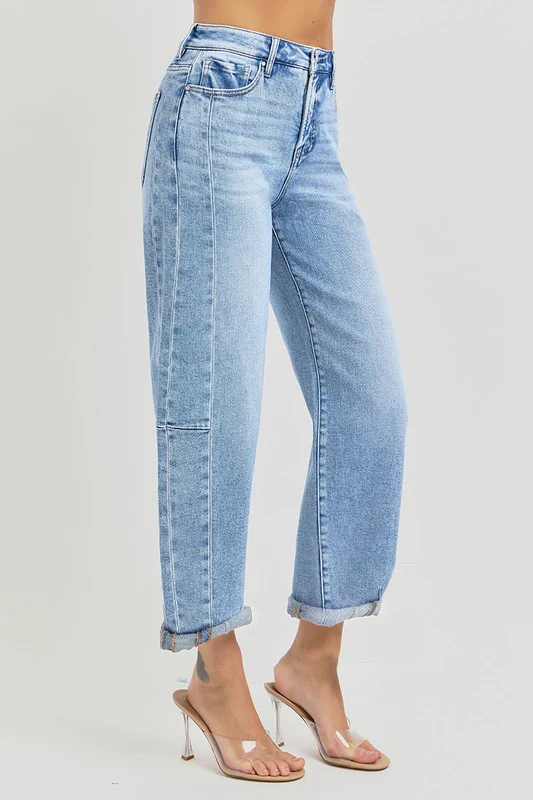 High Rise Barrel Jeans - Image 6