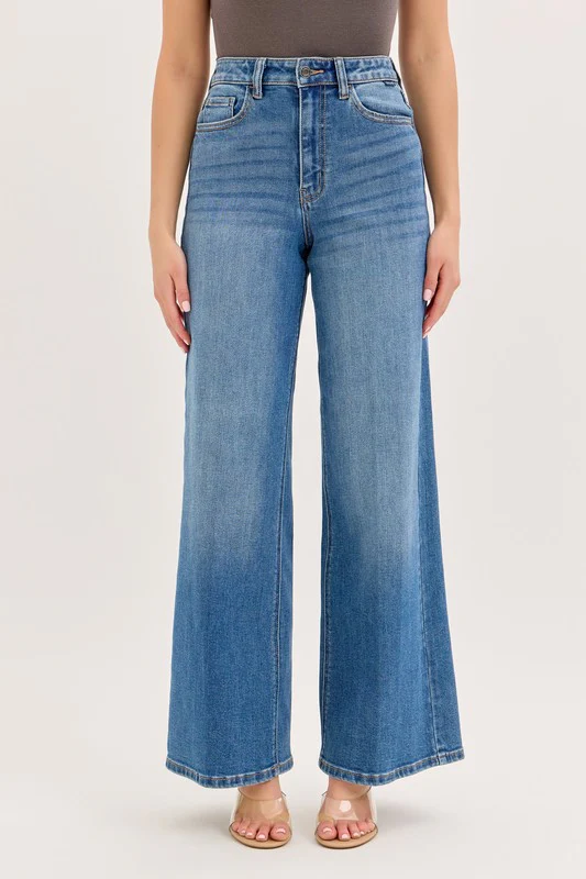 High Rise Wide Leg Jeans - Image 10