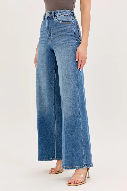 High Rise Wide Leg Jeans - Image 6