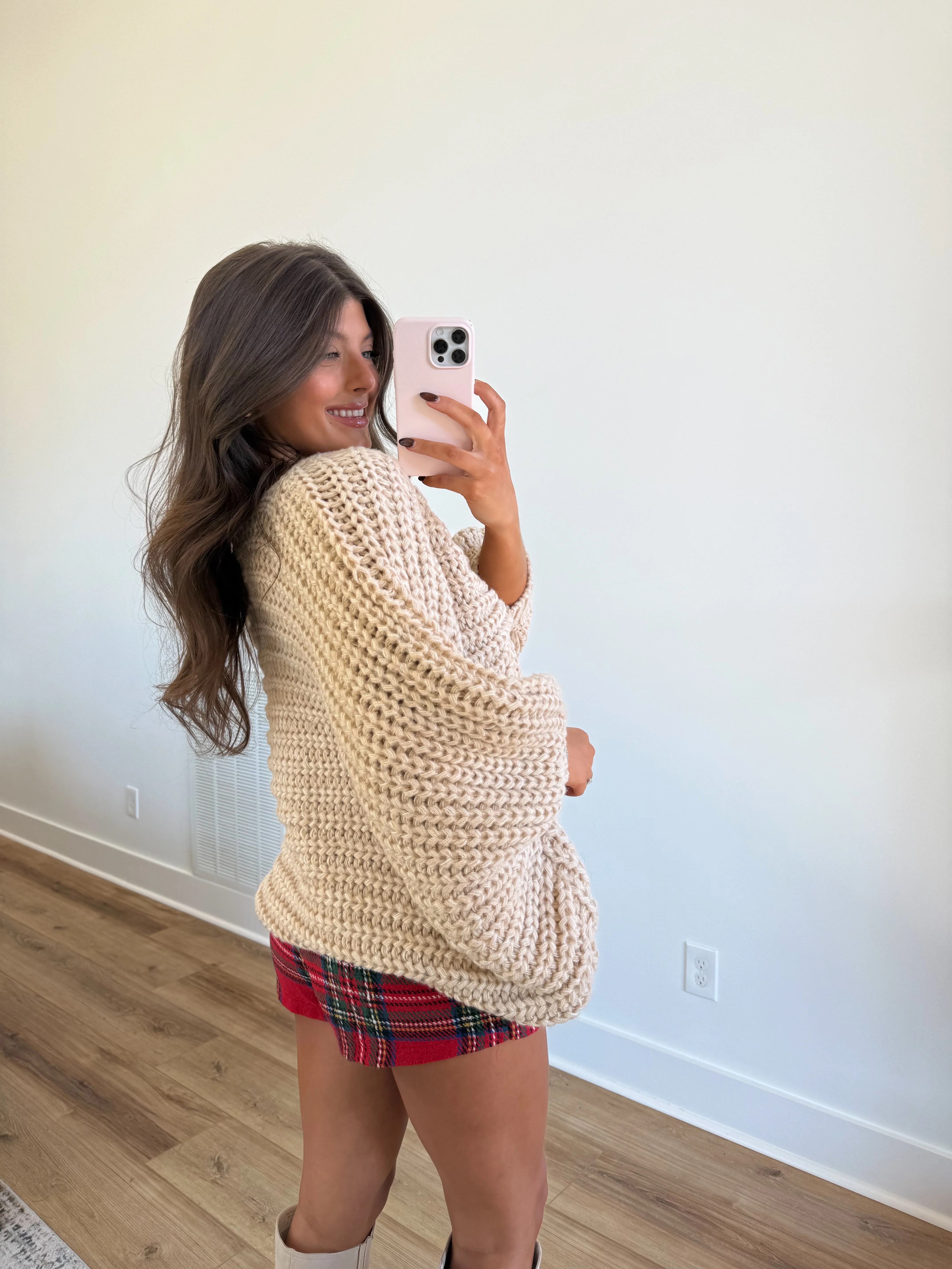 Holiday Bow Sweater (Cream) - Image 7