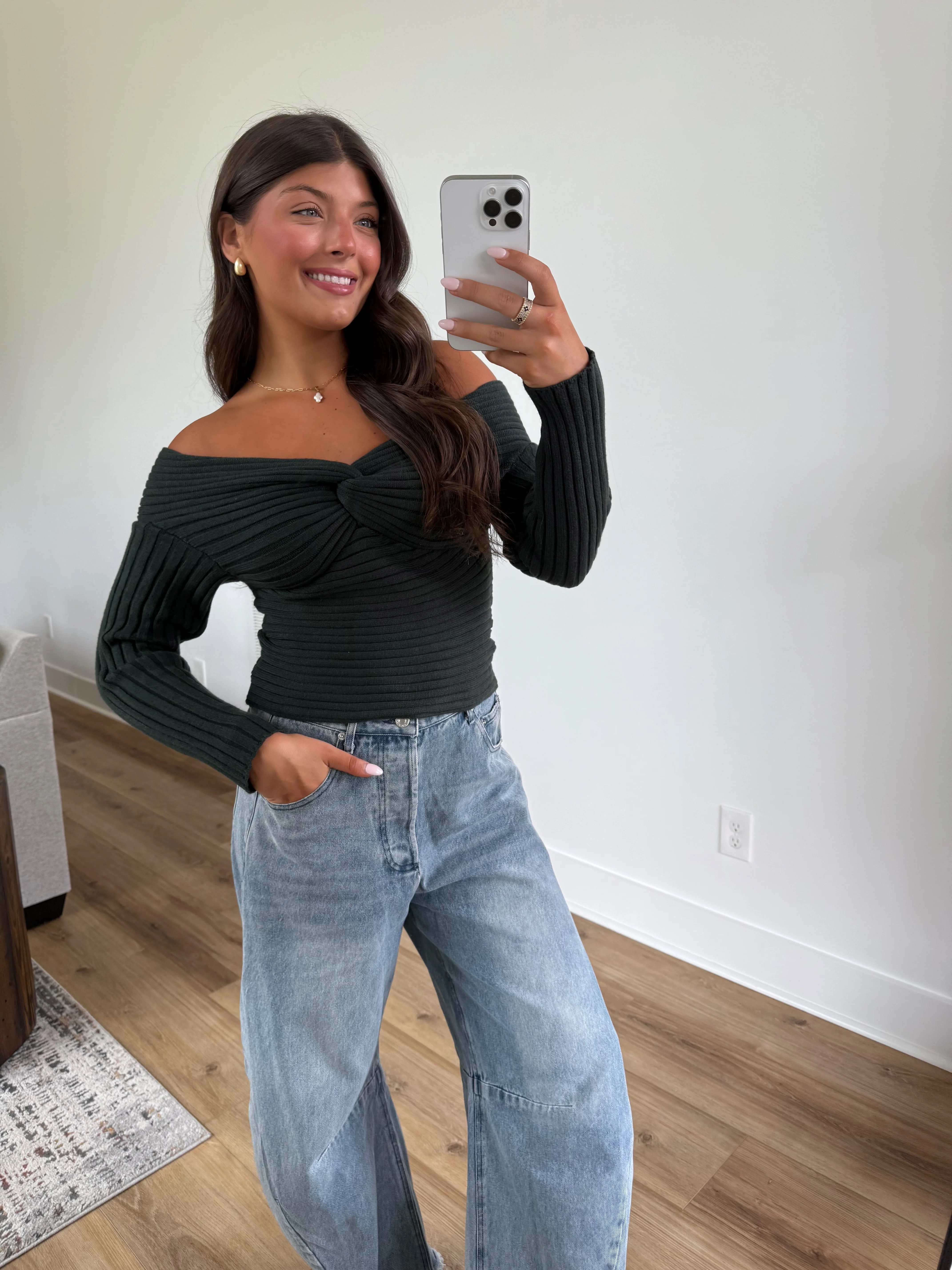 Holly Green Sweater - Image 3
