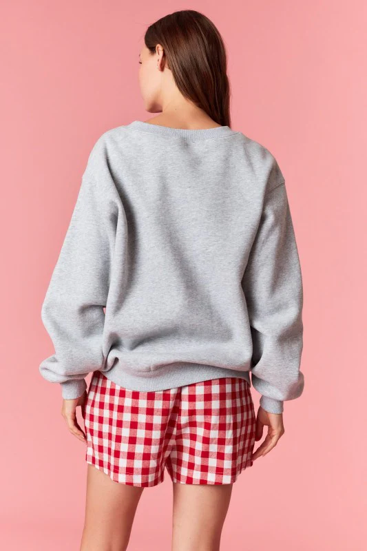 Holly Jolly Crewneck (Grey) - Image 10
