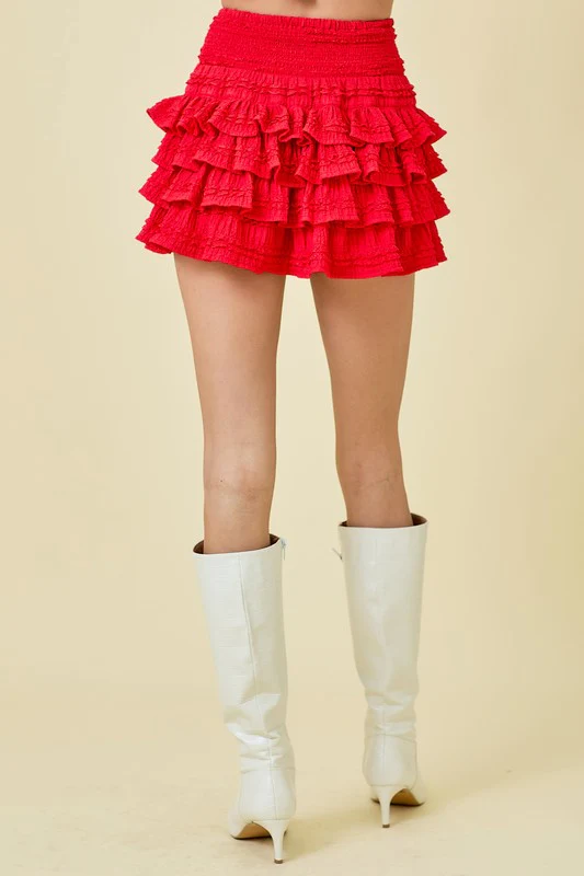 Hot Shot Skort (Red) - Image 6