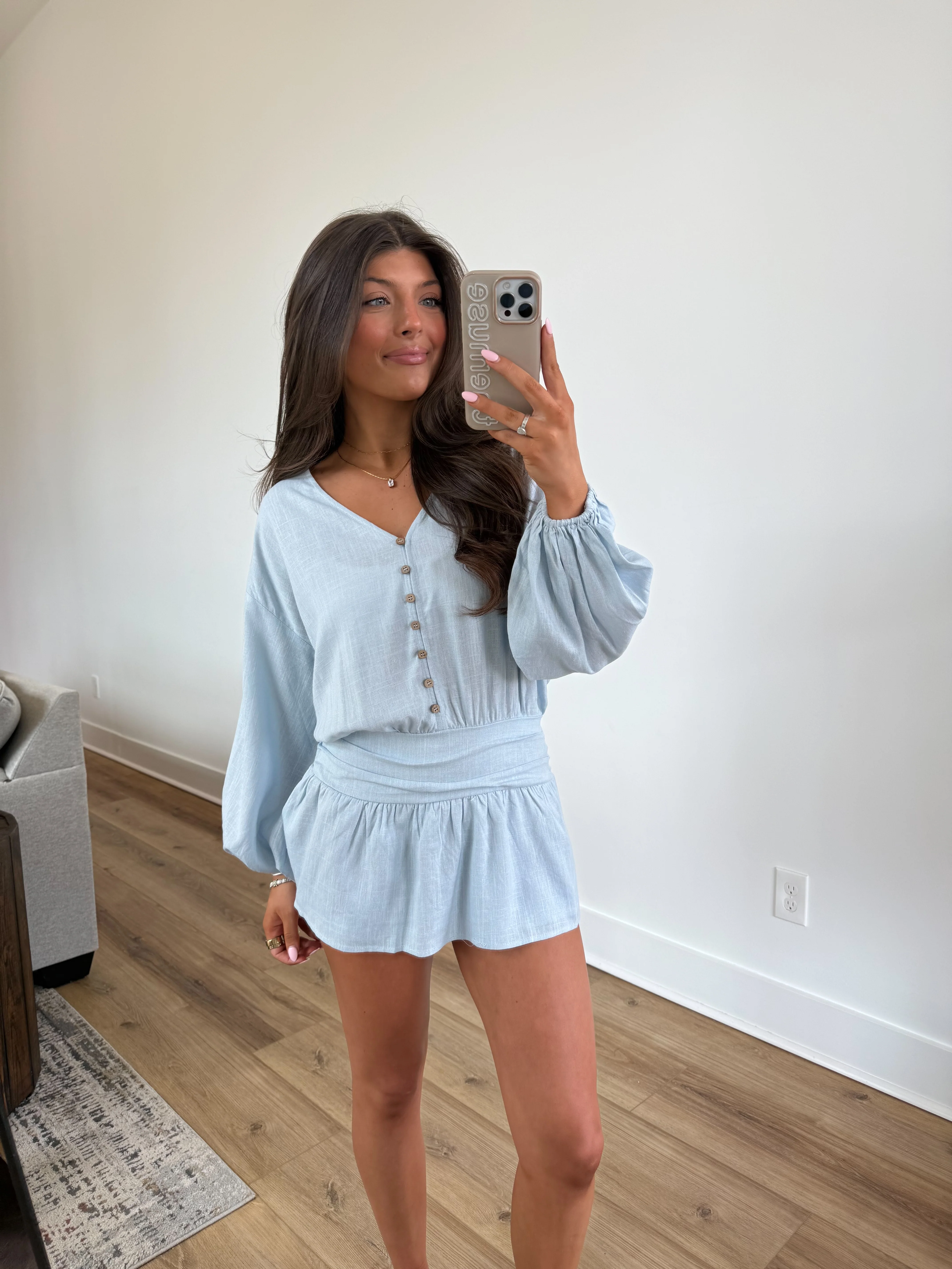 Island Princess Linen Romper - Image 4