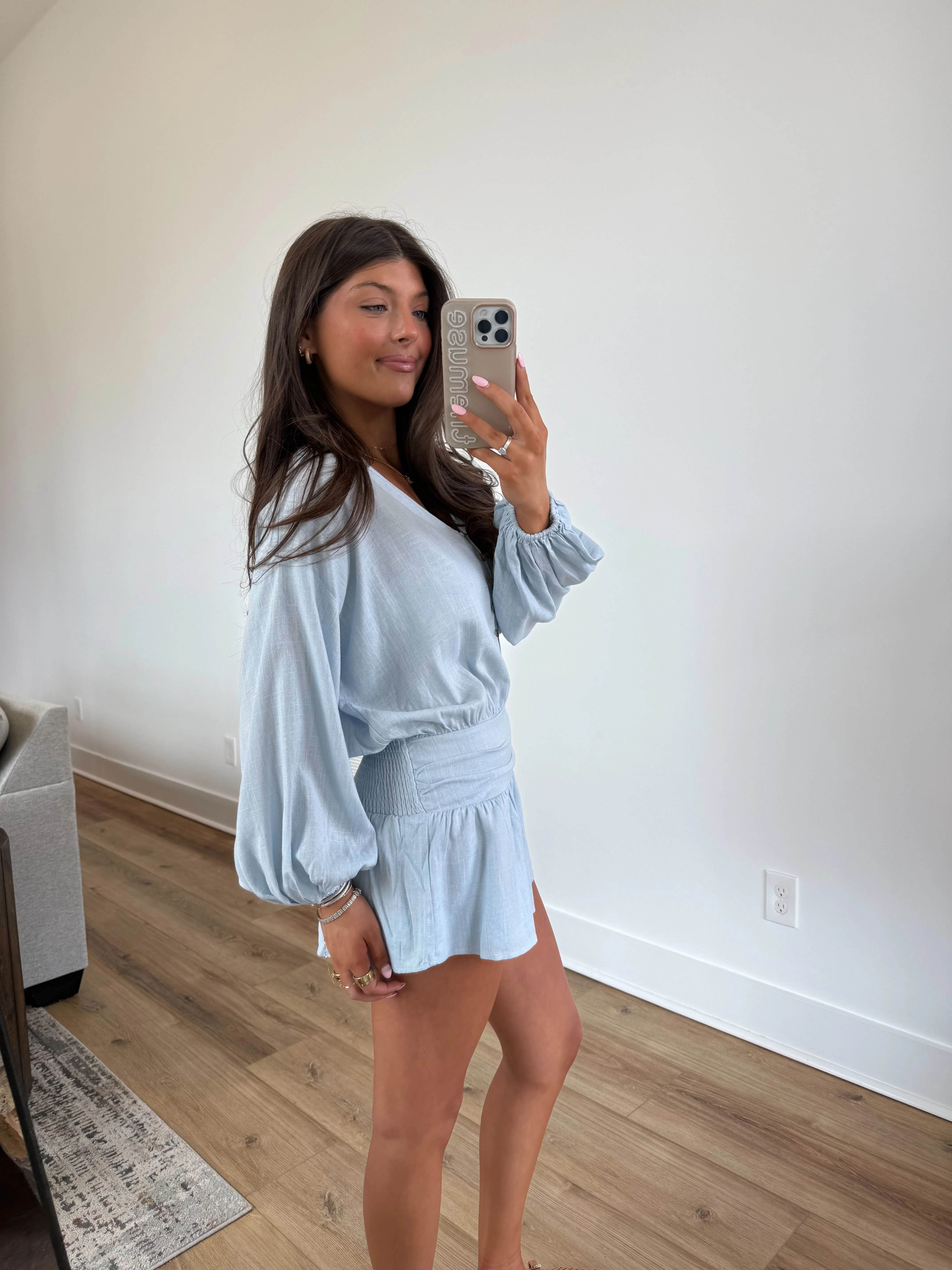 Island Princess Linen Romper - Image 5