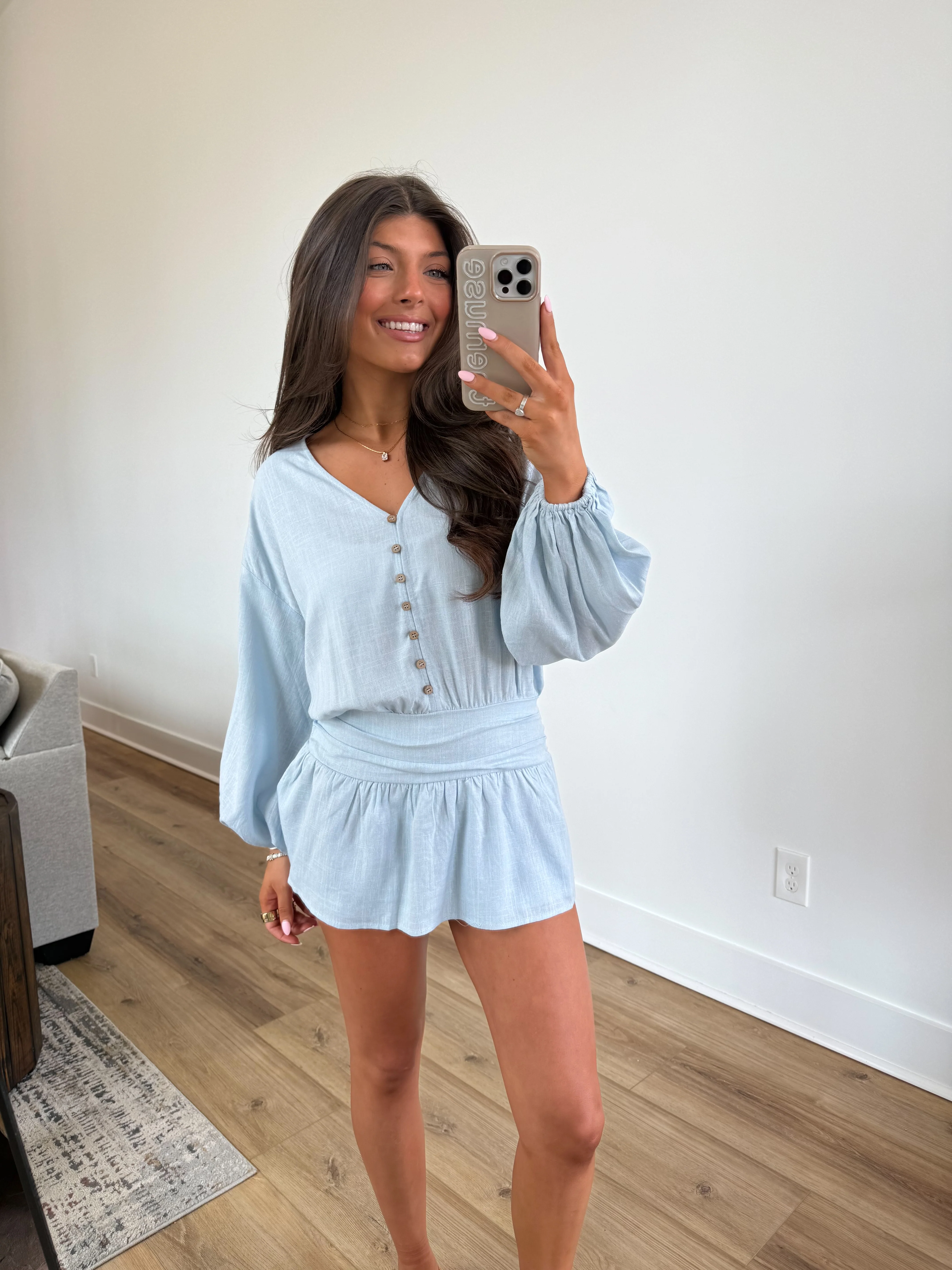 Island Princess Linen Romper - Image 6