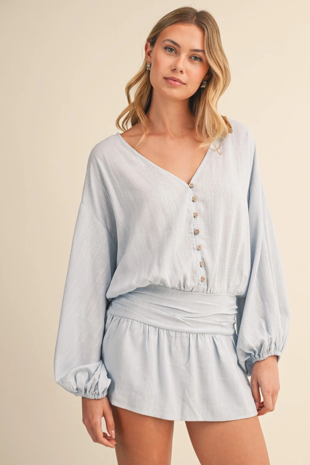 Island Princess Linen Romper - Image 7