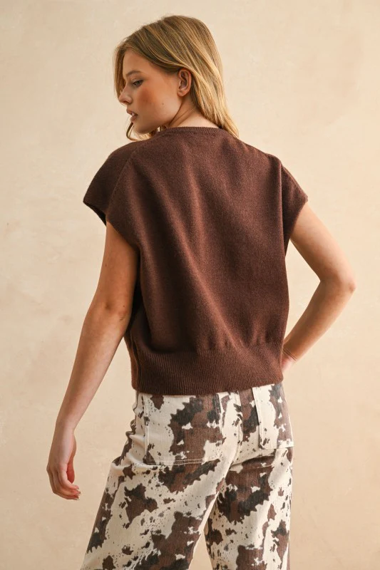 Kamryn Brown Sweater - Image 6