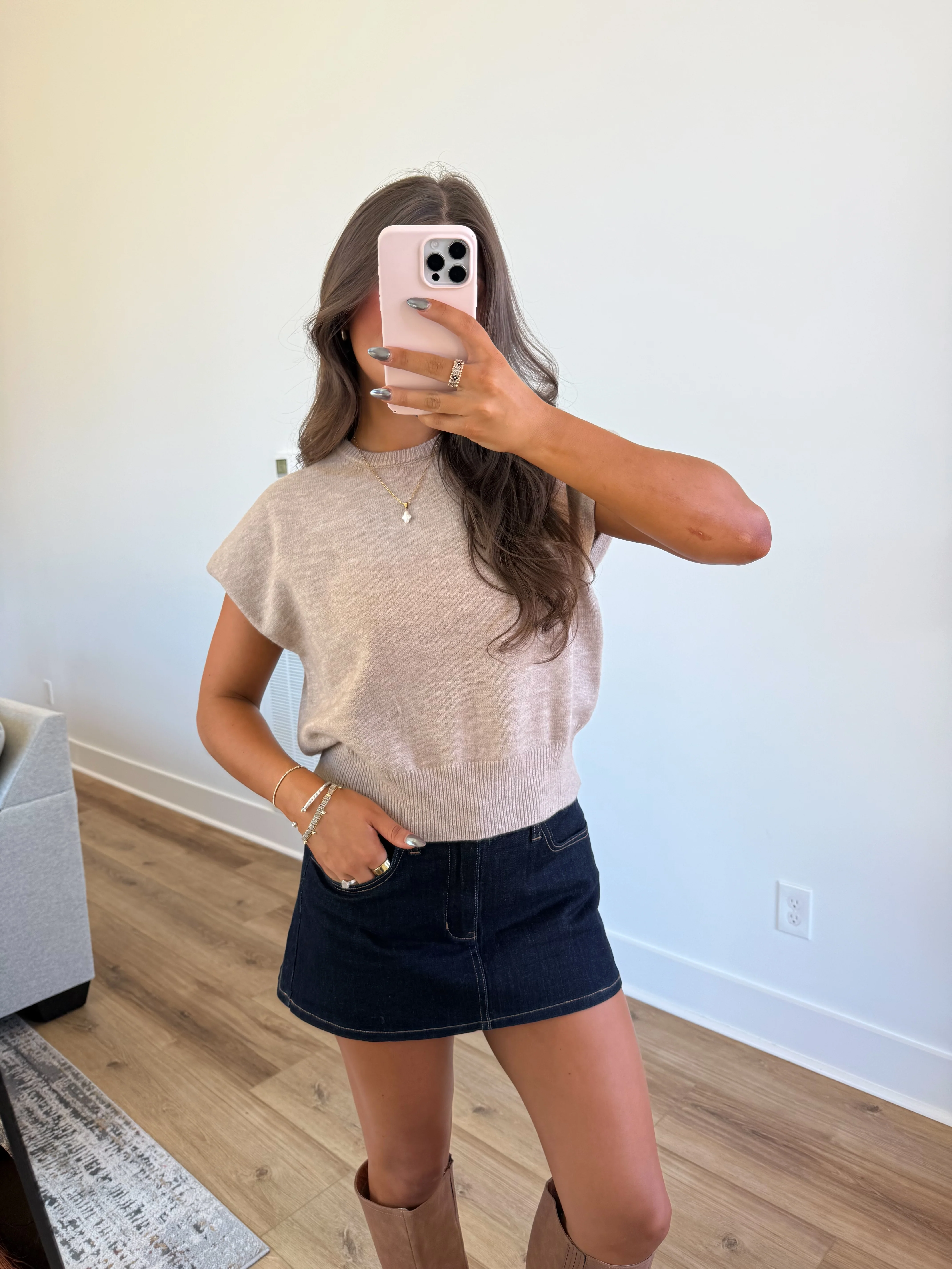 Kamryn Tan Sweater - Image 2