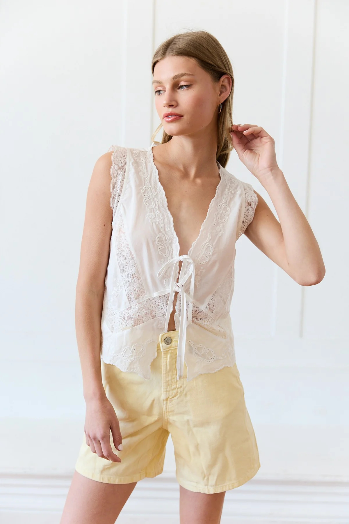 Lace Trim Blouse - Image 5
