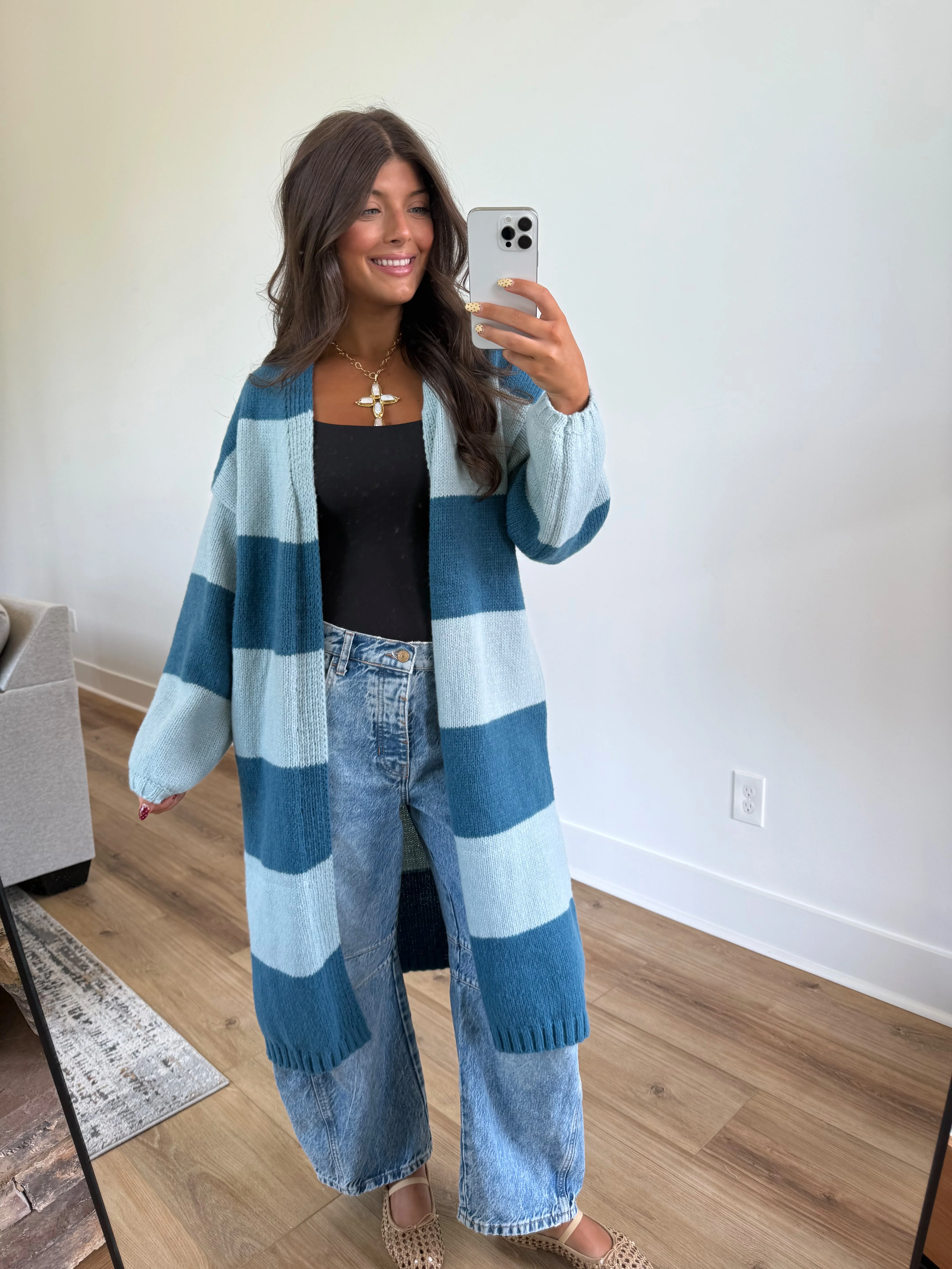 Lakeside Stripe Cardigan - Image 3