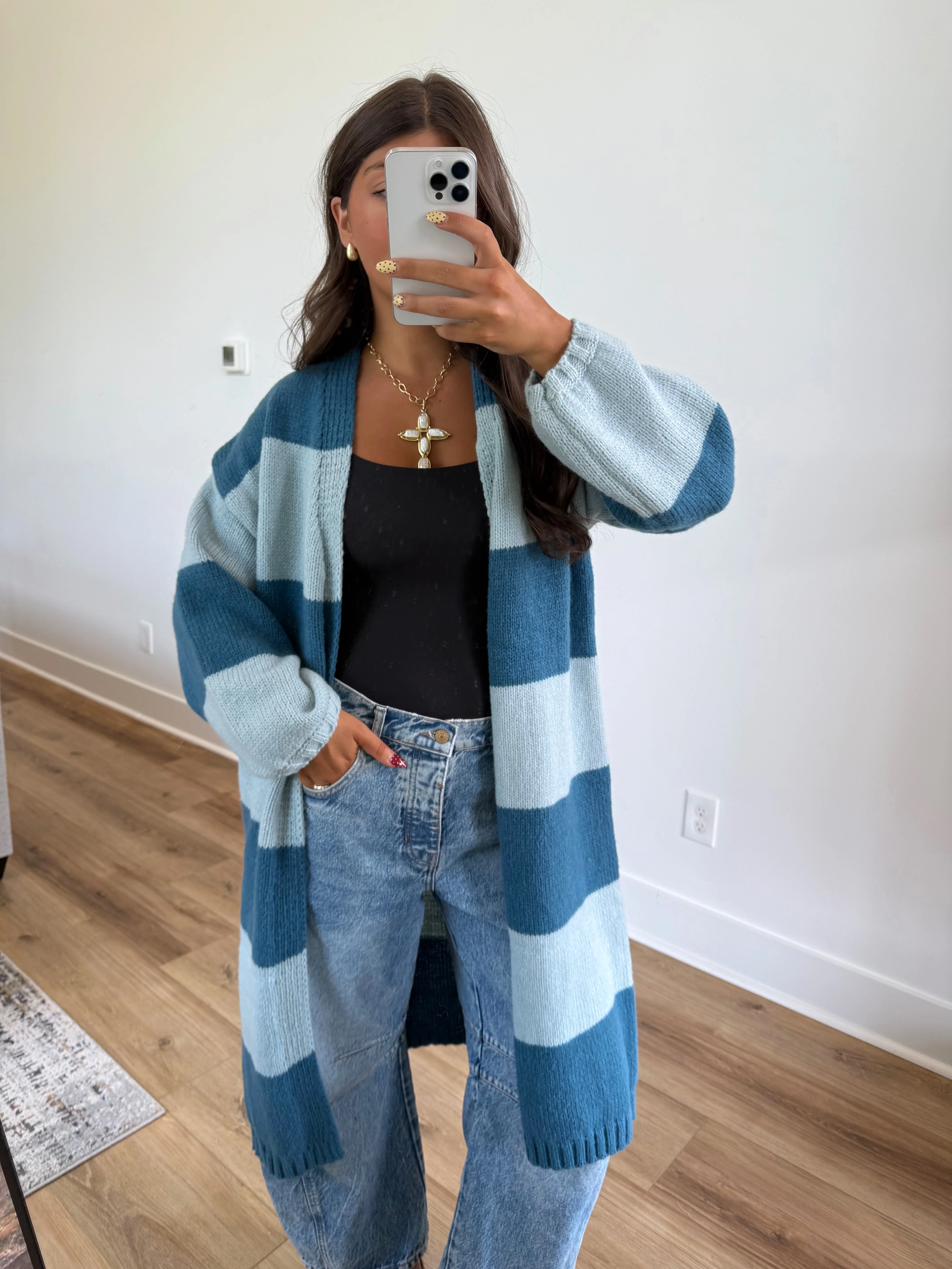 Lakeside Stripe Cardigan - Image 4